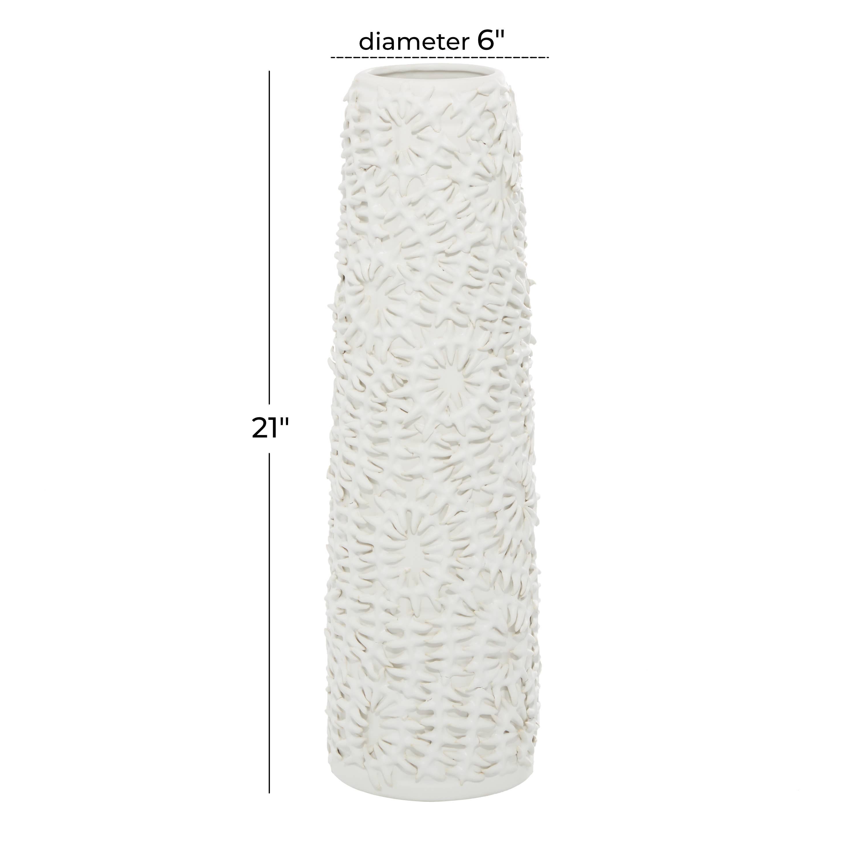 Contemporary White Ceramic Vase