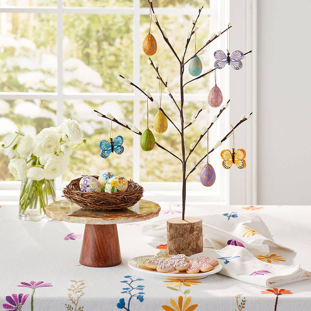 Rough-Edge Onyx Cake Stand