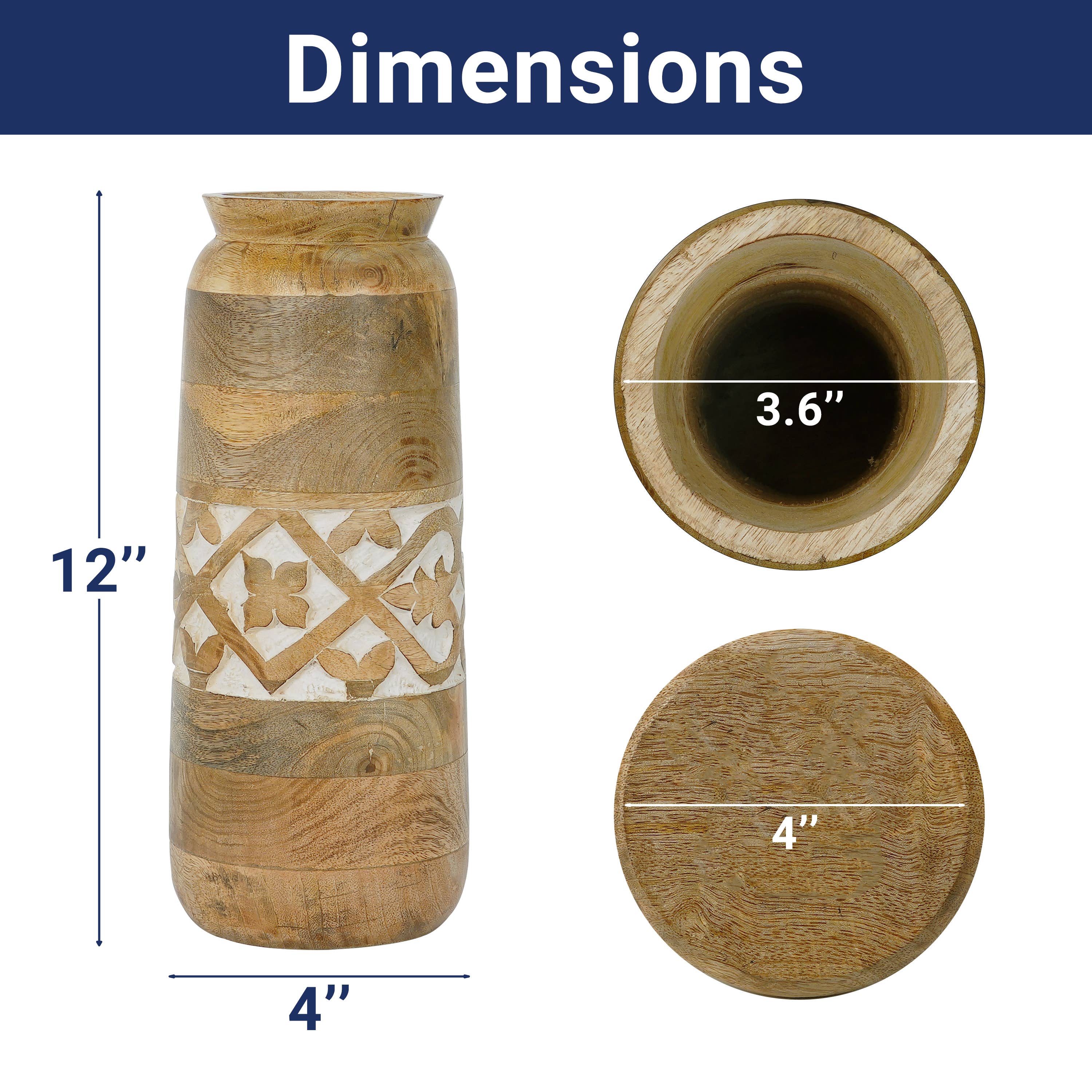 Mollem Mangowood Vase