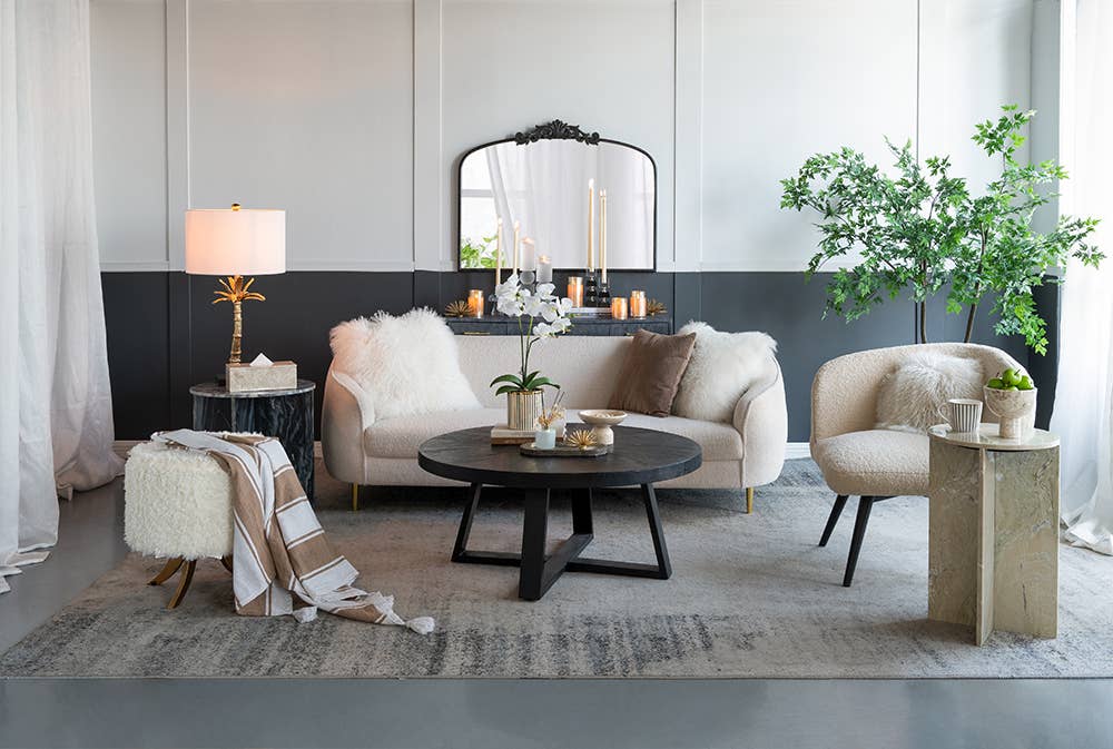 7x7x4" Marble Elegance Pedestal Bowl