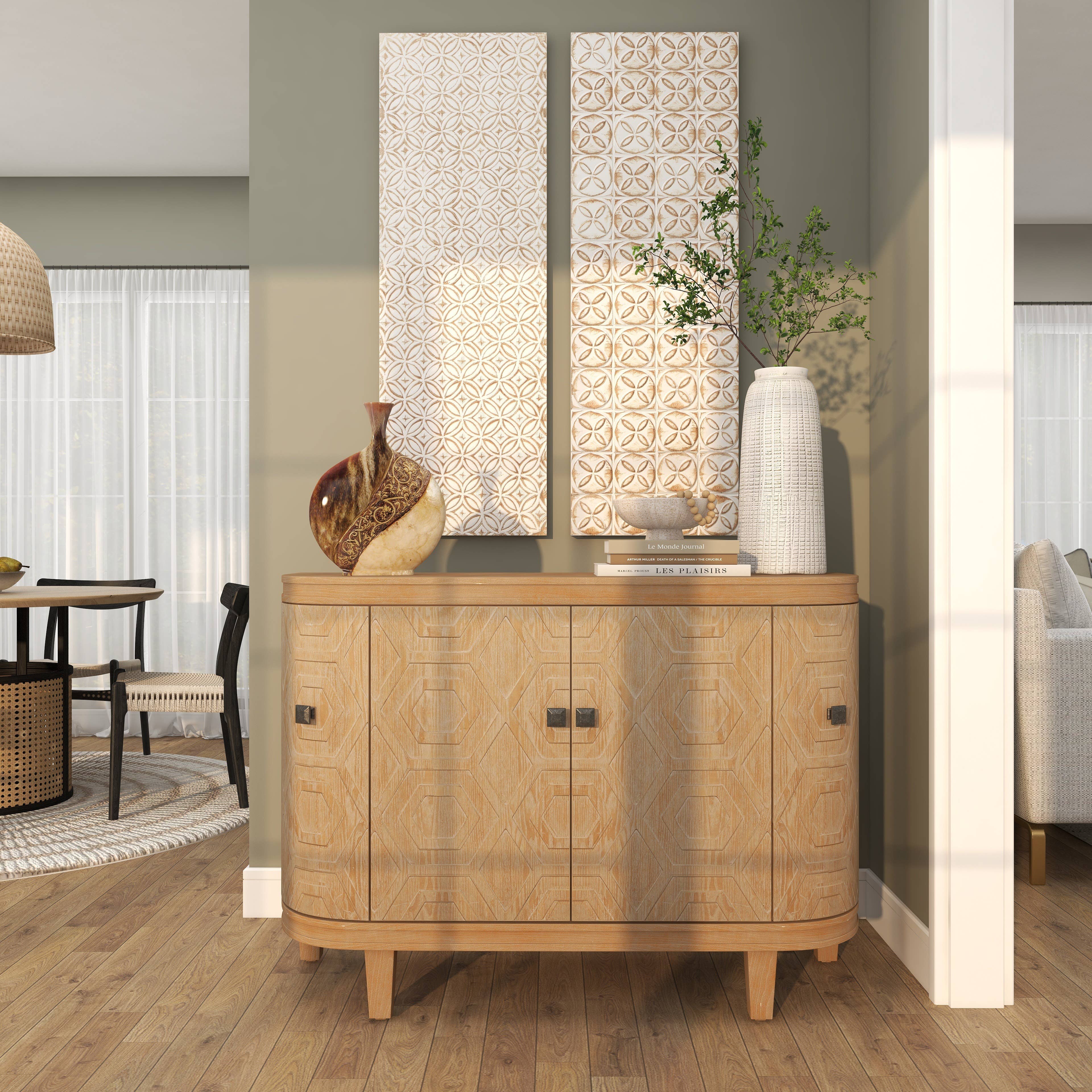 Traditional Brown Ceramic Vase'