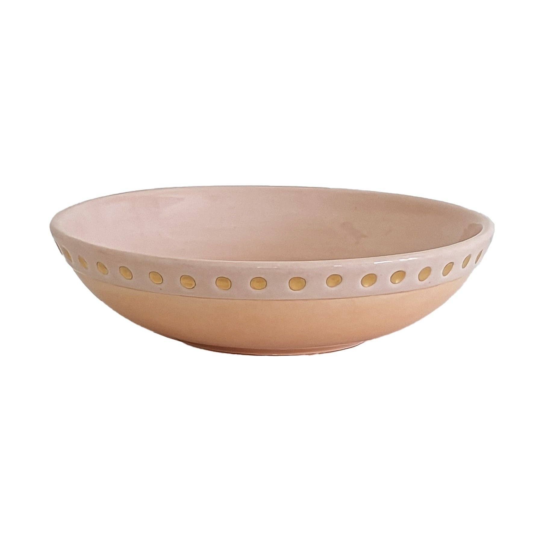 Goddess Bowl with 22K Gold Accent: Bowl / Sea Glass