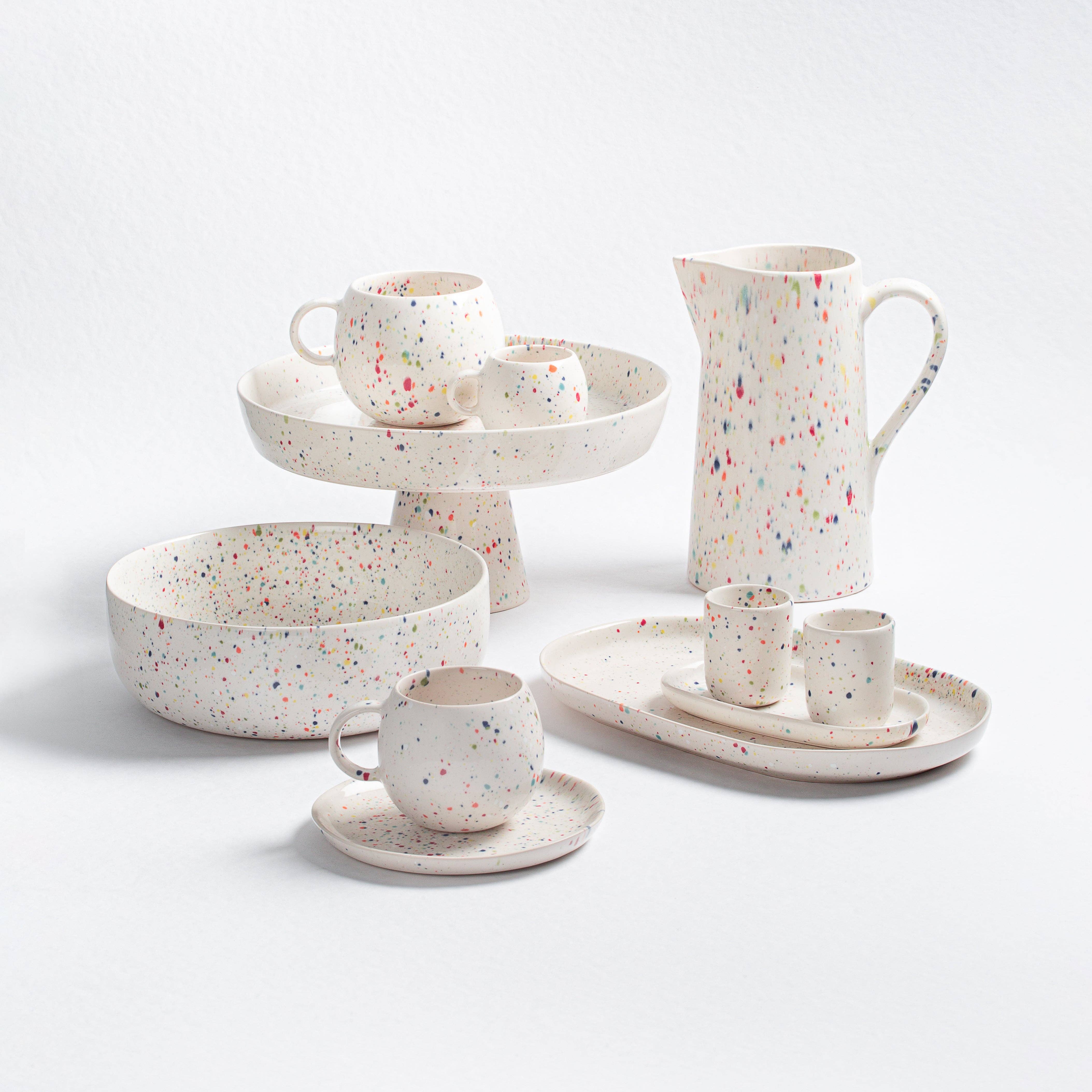 White Pitcher 51oz / 1.5L stoneware ceramic