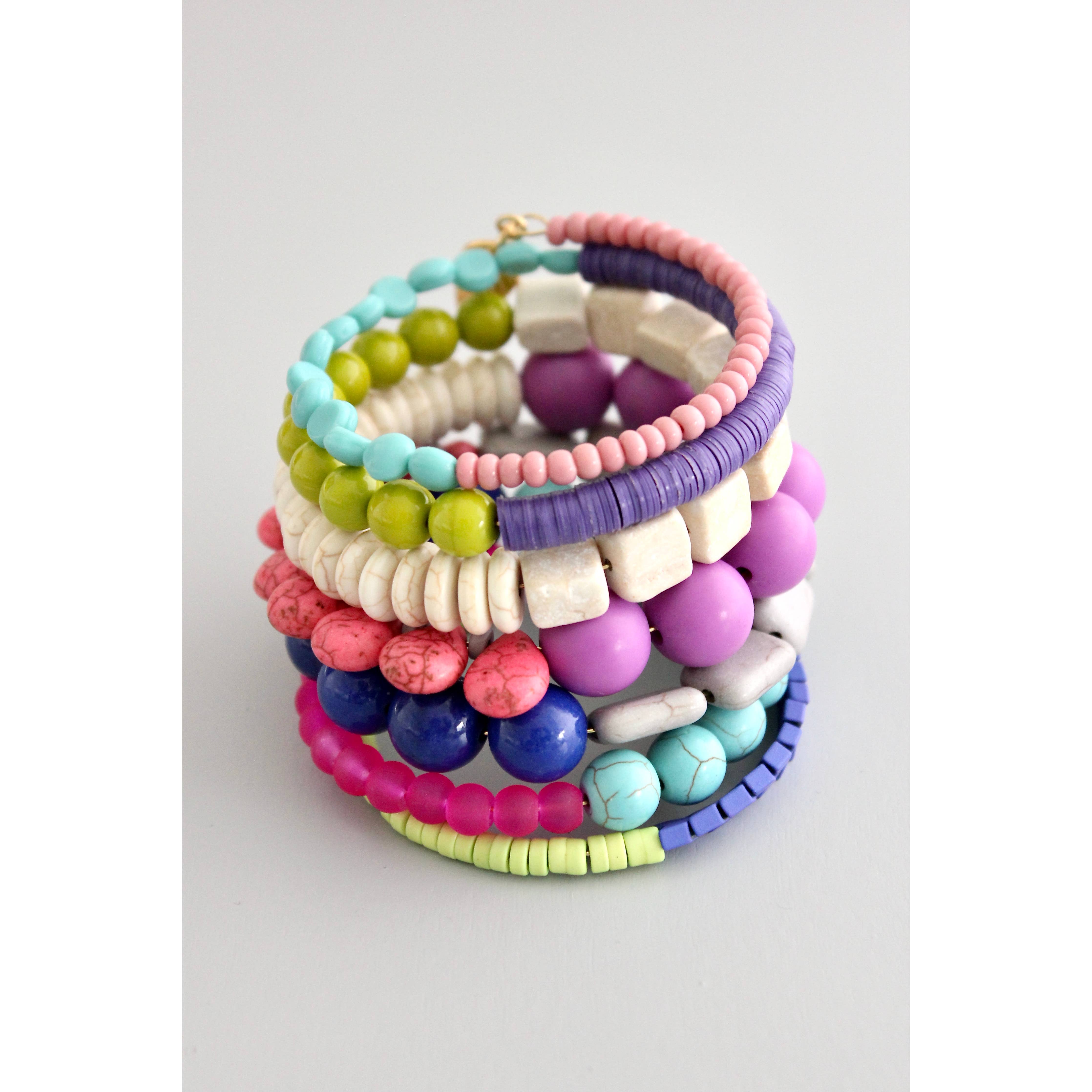 GNDB03 multicolored wrap bracelet