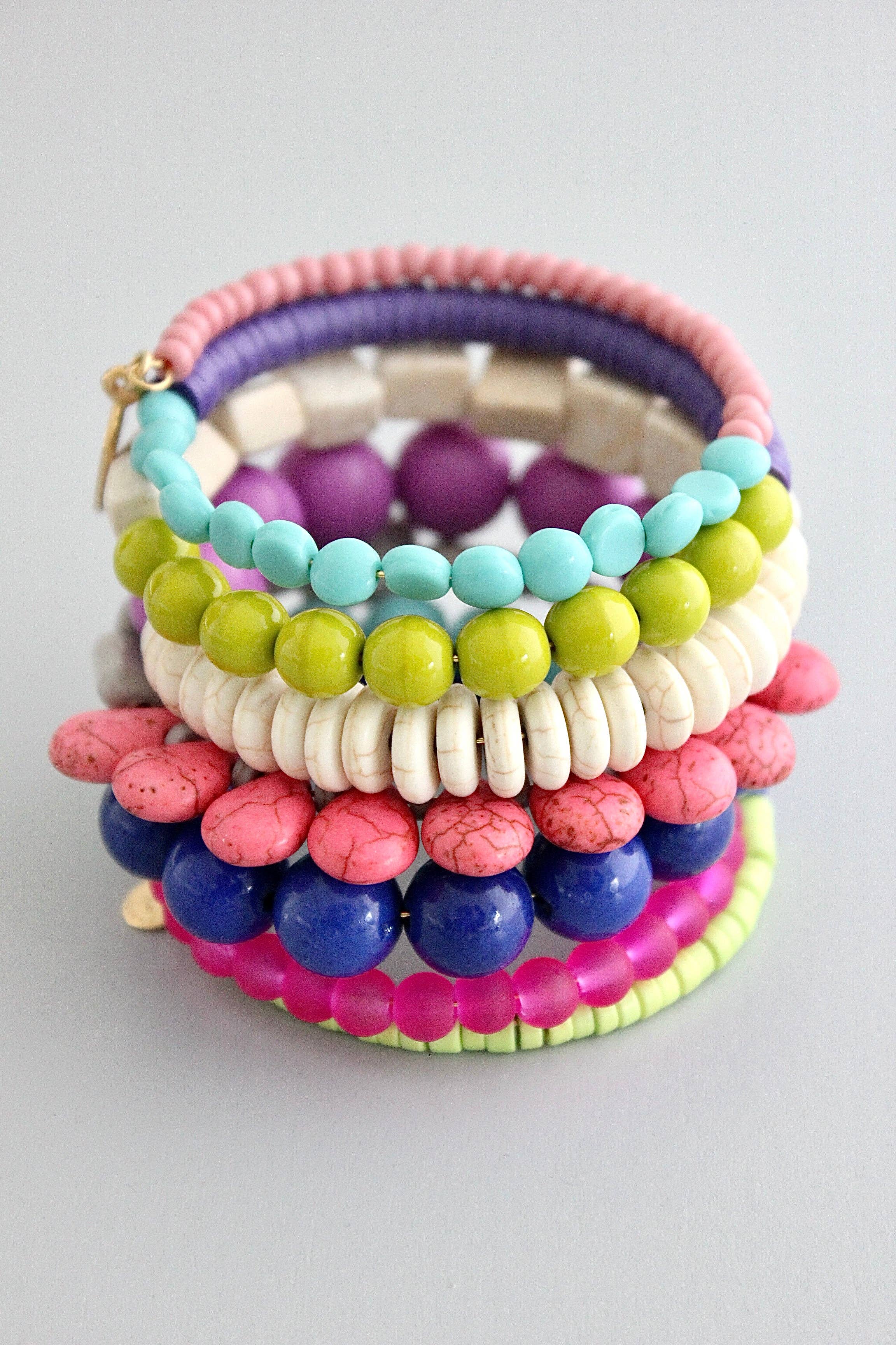 GNDB03 multicolored wrap bracelet