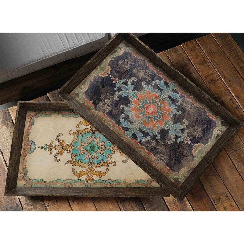 Tray - Multi-colors- black