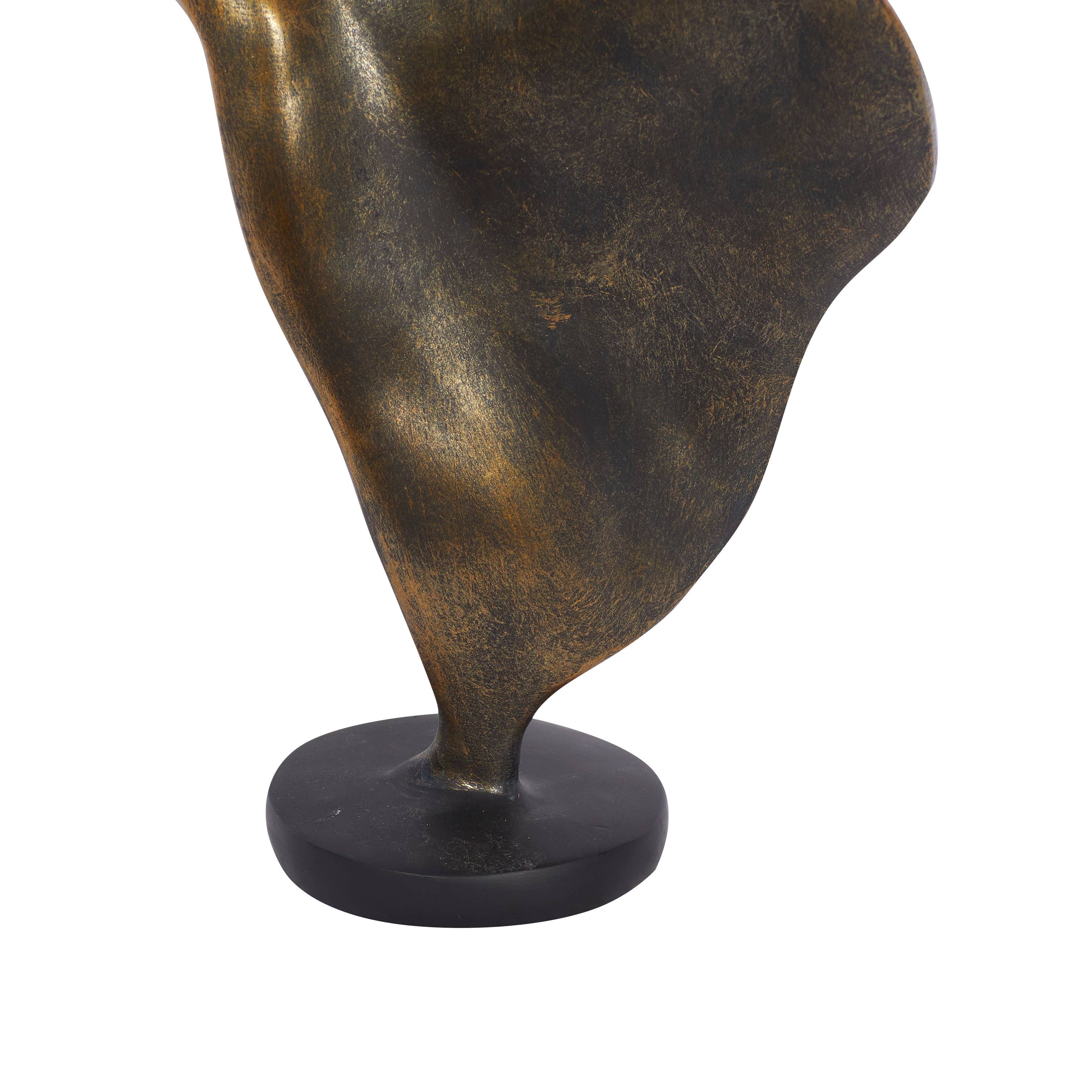 Traditional Brass Polystone Sculpture