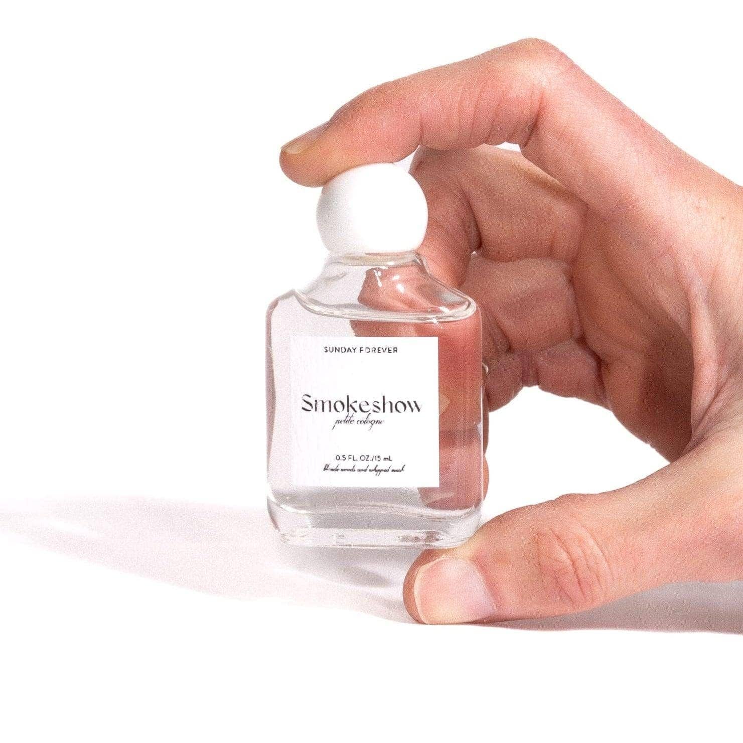 Smokeshow Petite Cologne with Blonde Woods and Whipped Musk: .5 oz Petite Cologne