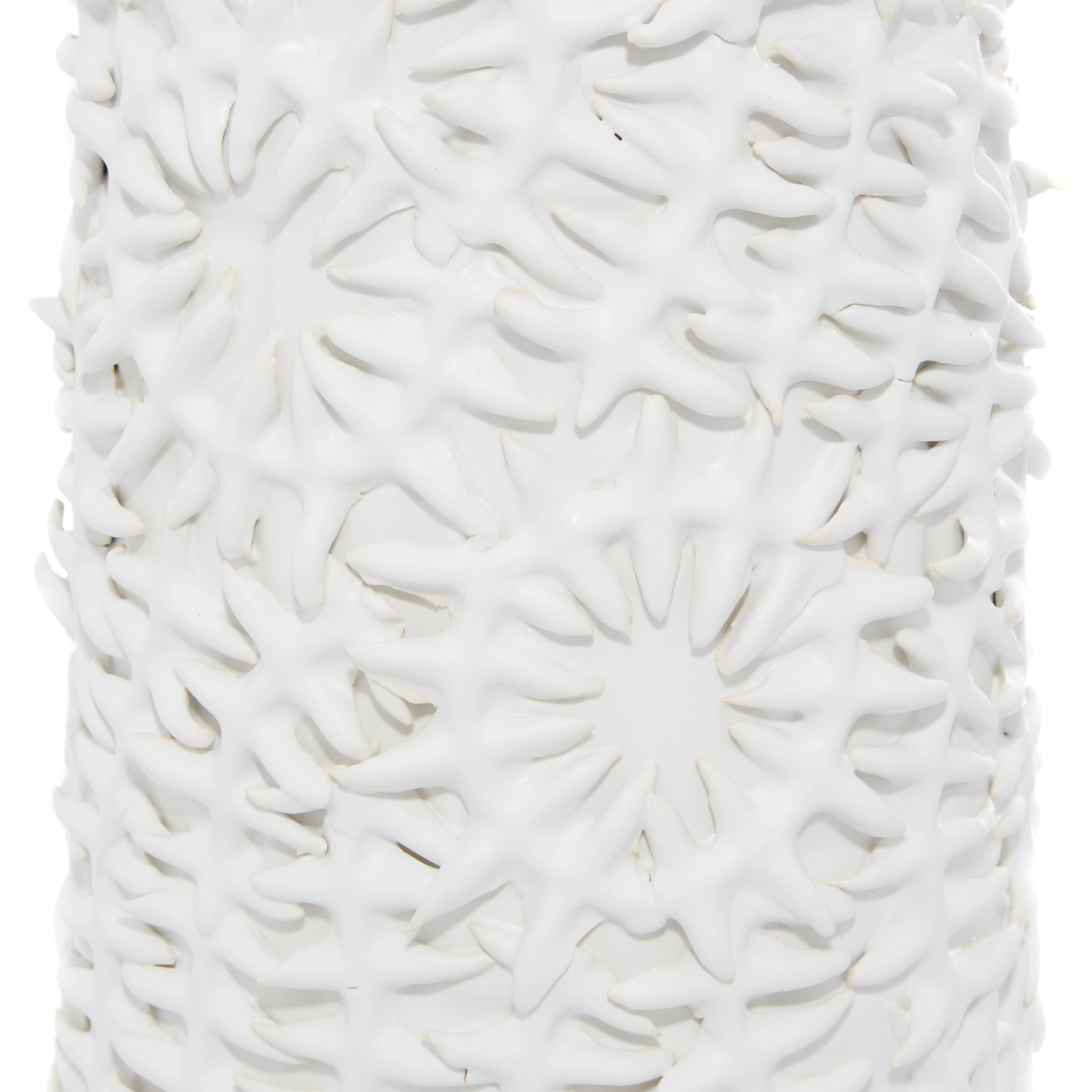 Contemporary White Ceramic Vase