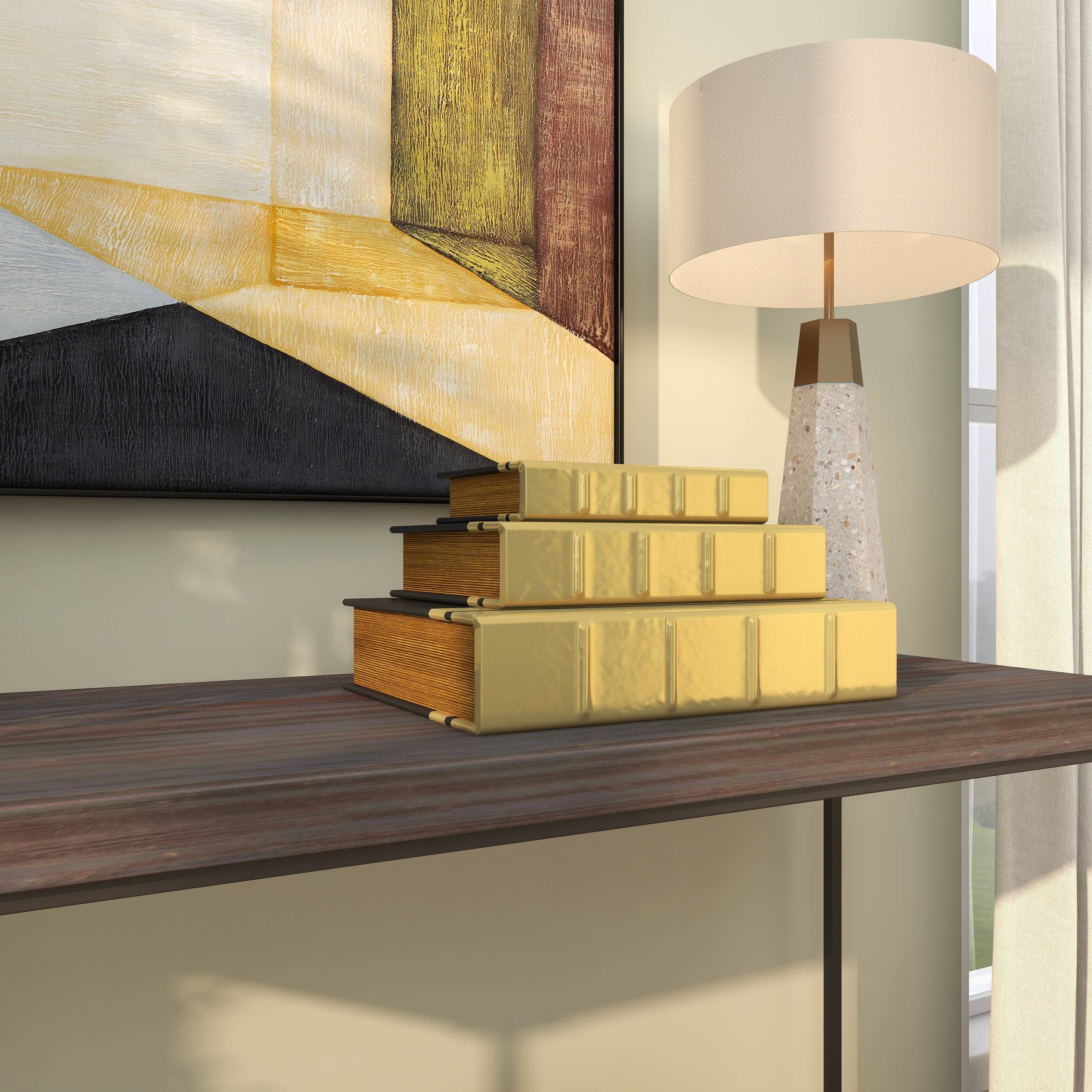 Glam Gold Faux Leather Box Set: Gold