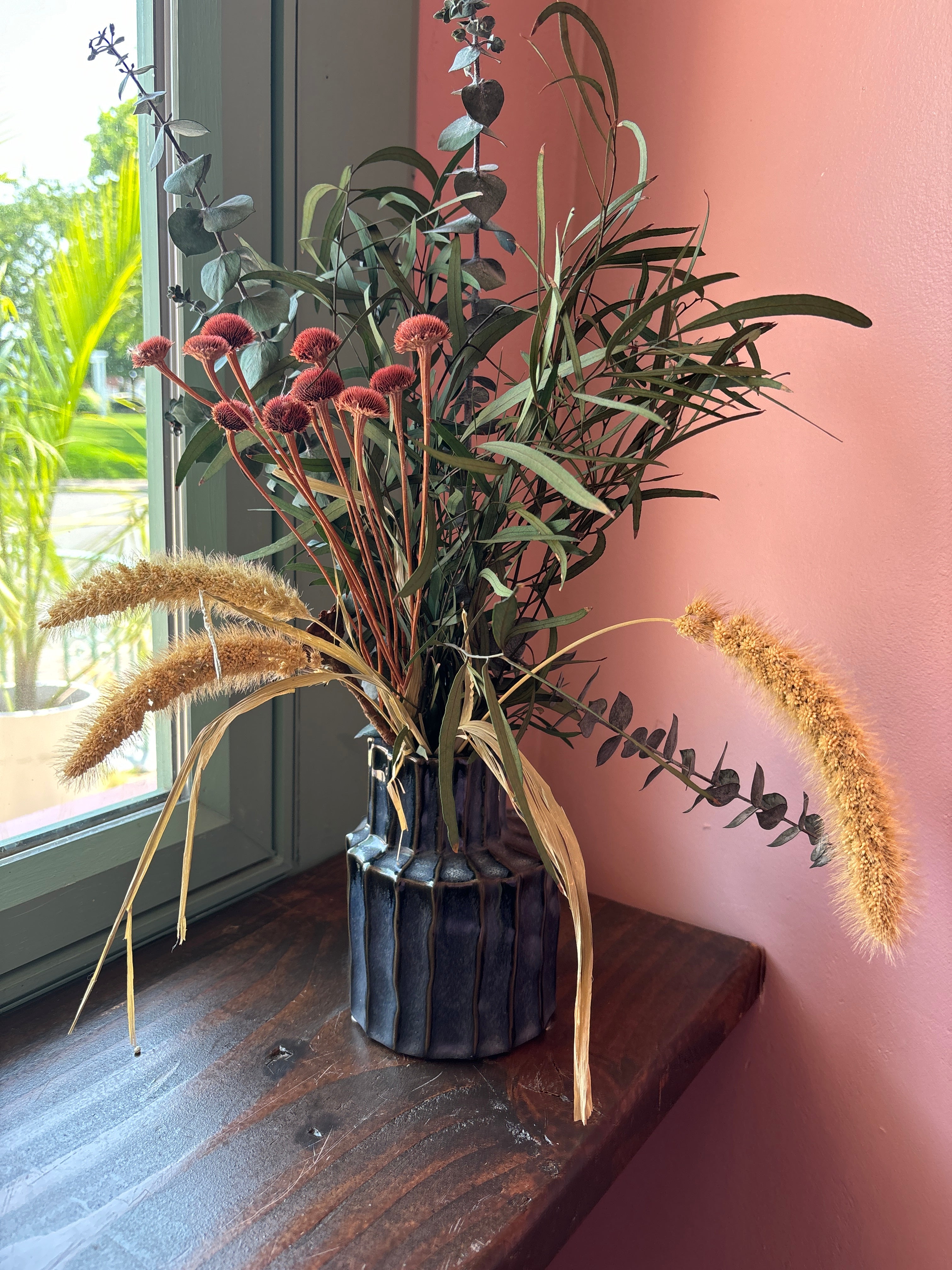 Dried Flowers In Vase #16