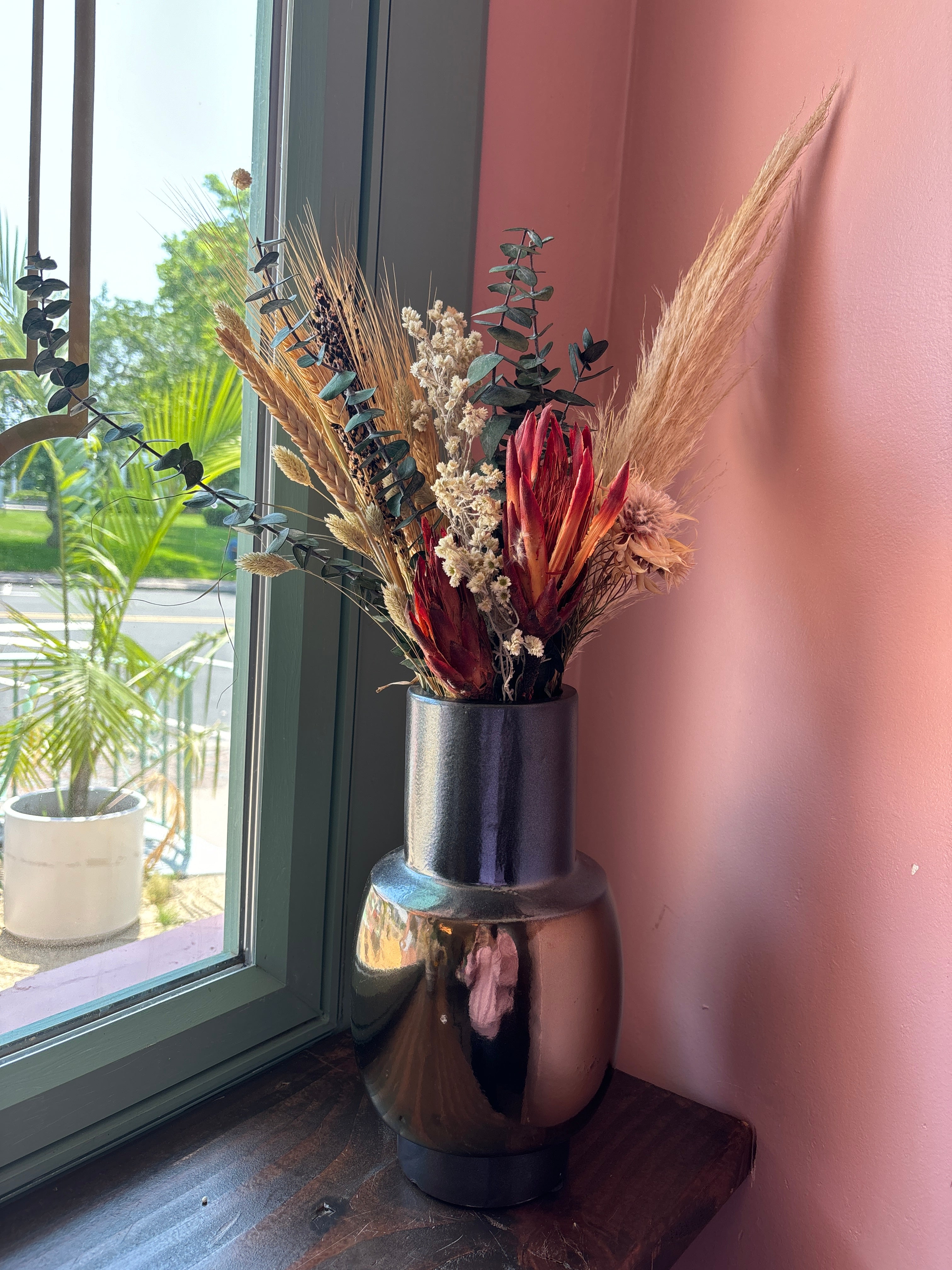 Dried Flowers In Vase #17