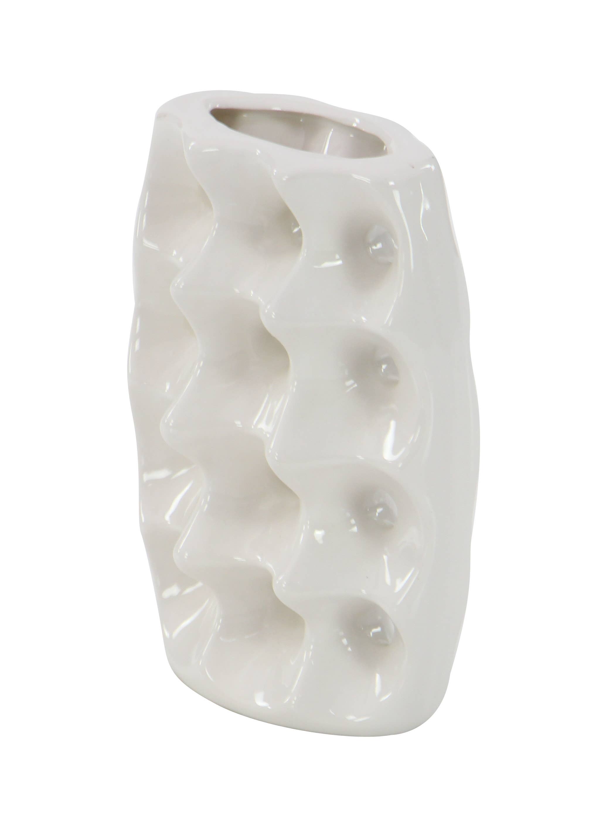 Modern White Ceramic Vase