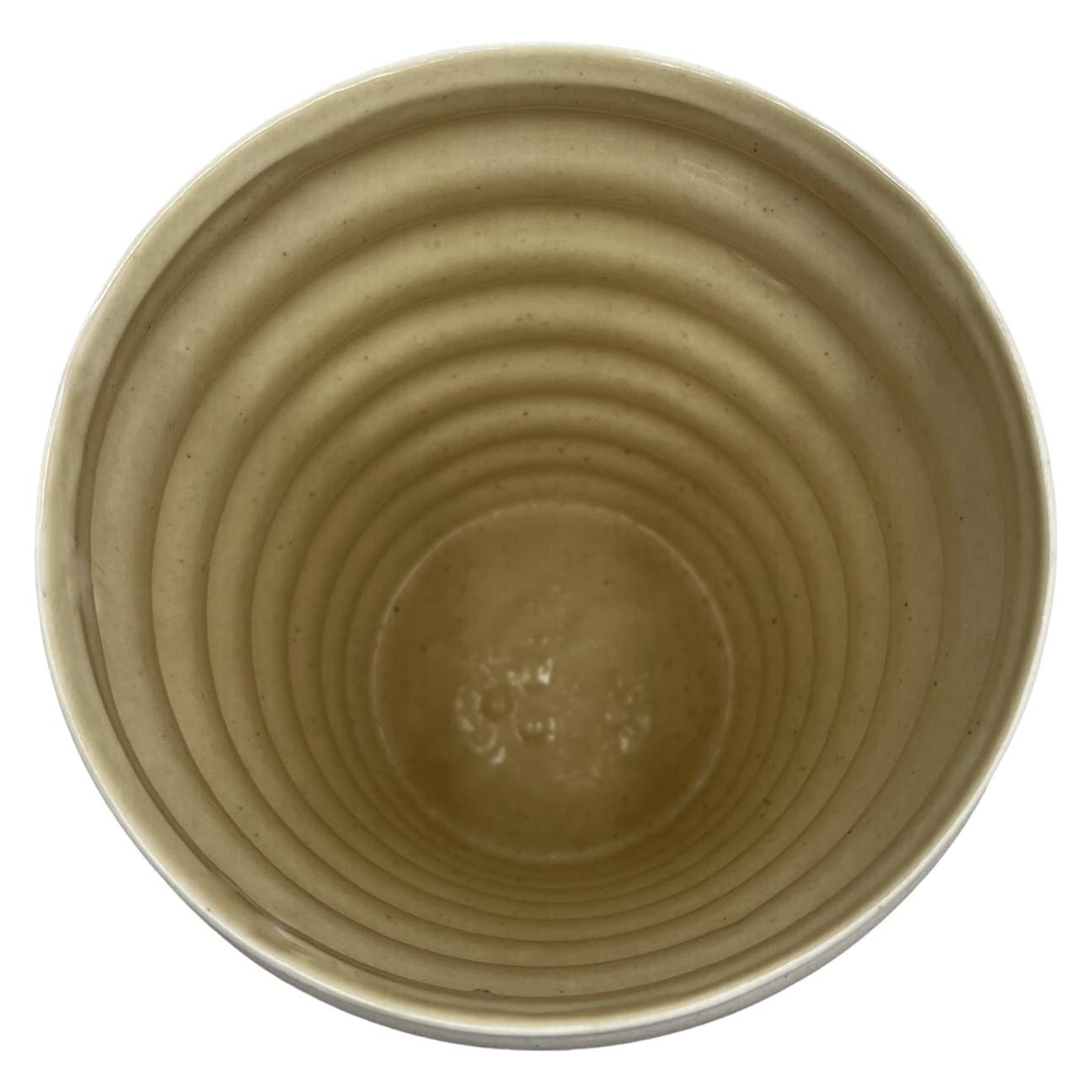 Modern Ceramic Vase in Beige: Large