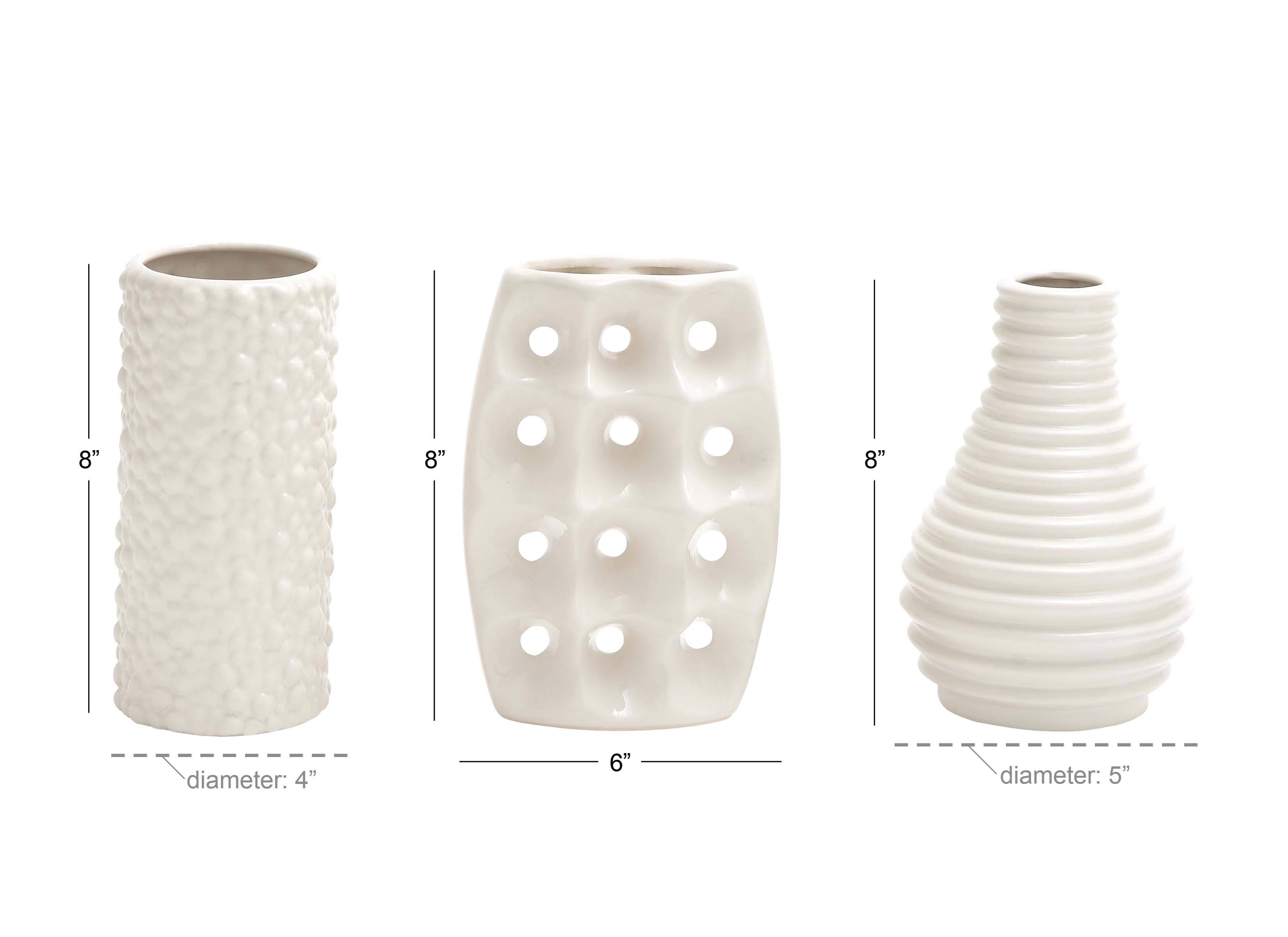 Modern White Ceramic Vase