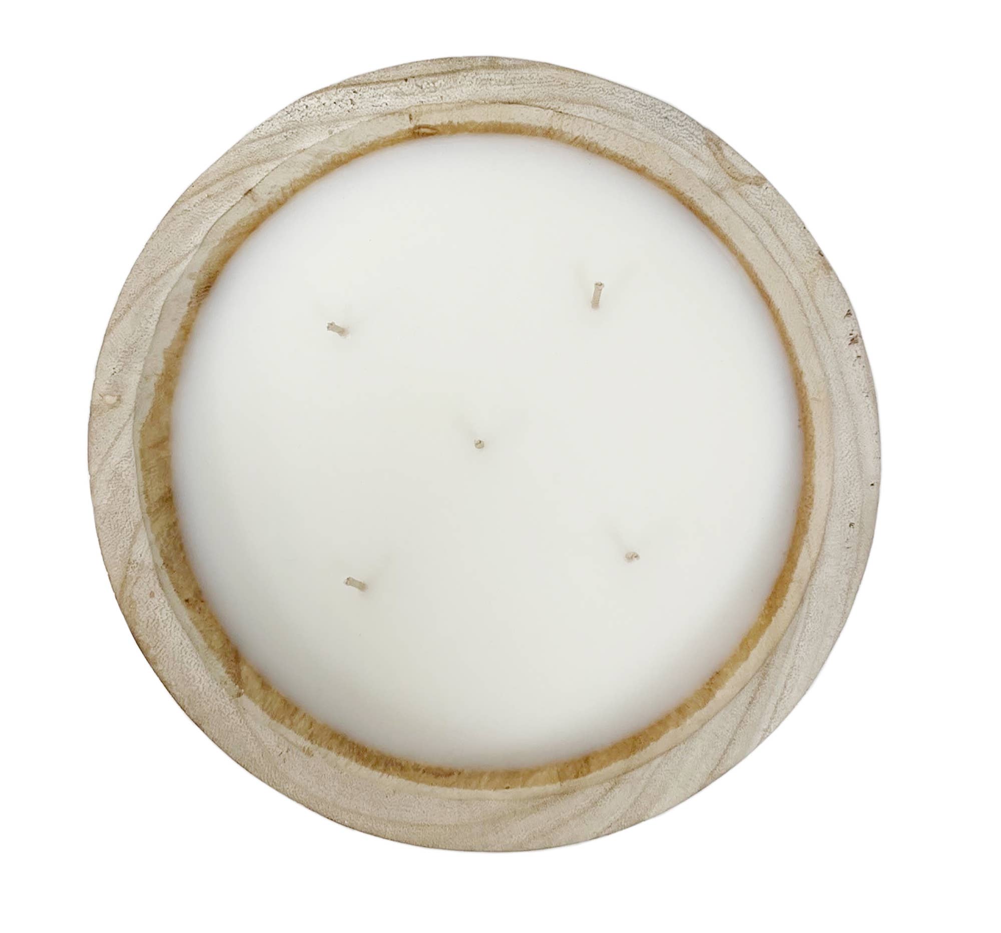 Paulownia Wood Footed Candle