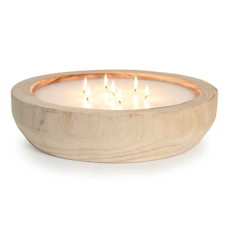Paulownia Wood Round Candle