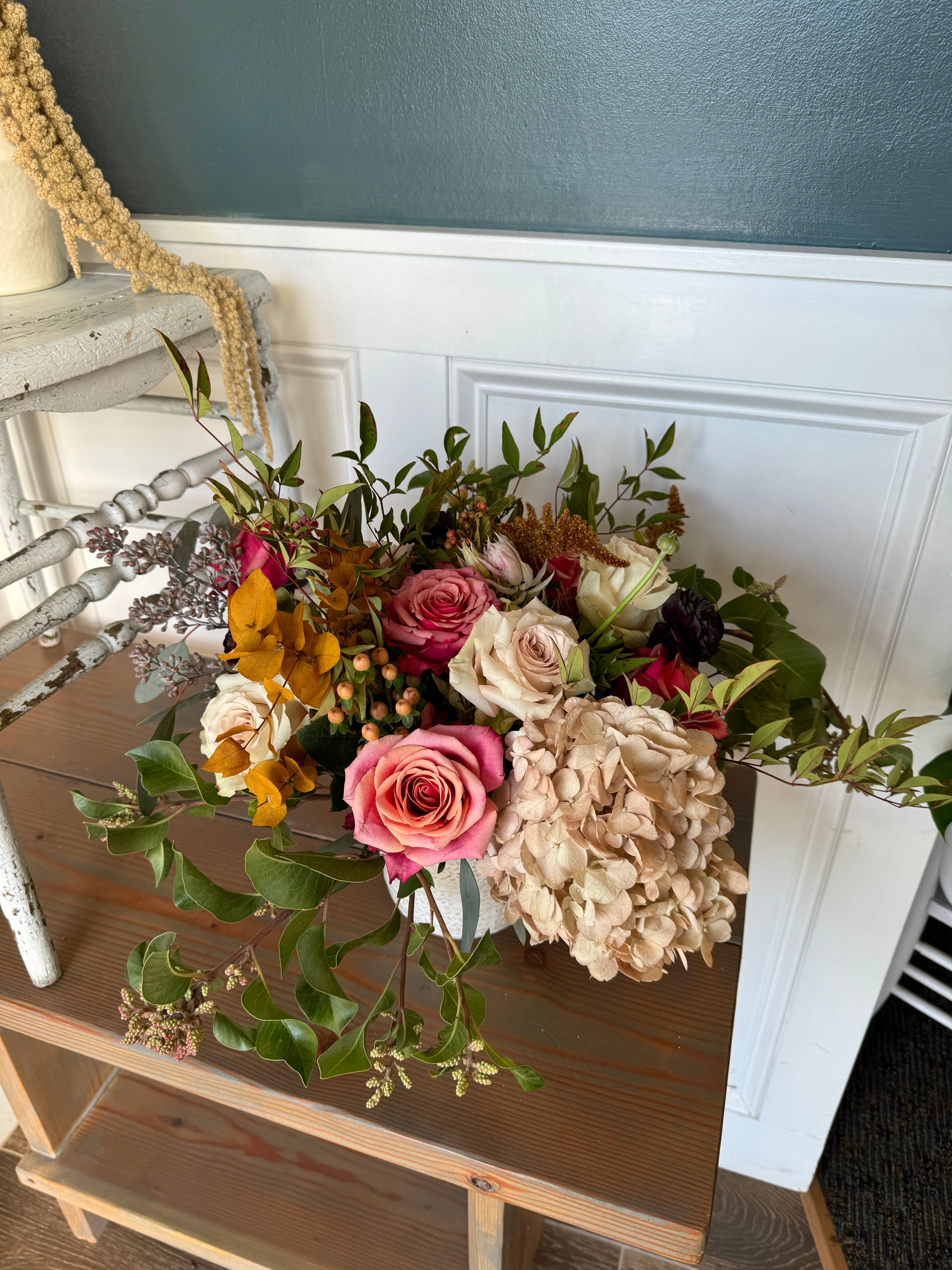 Arrangement in Vase: Petite Cylinder