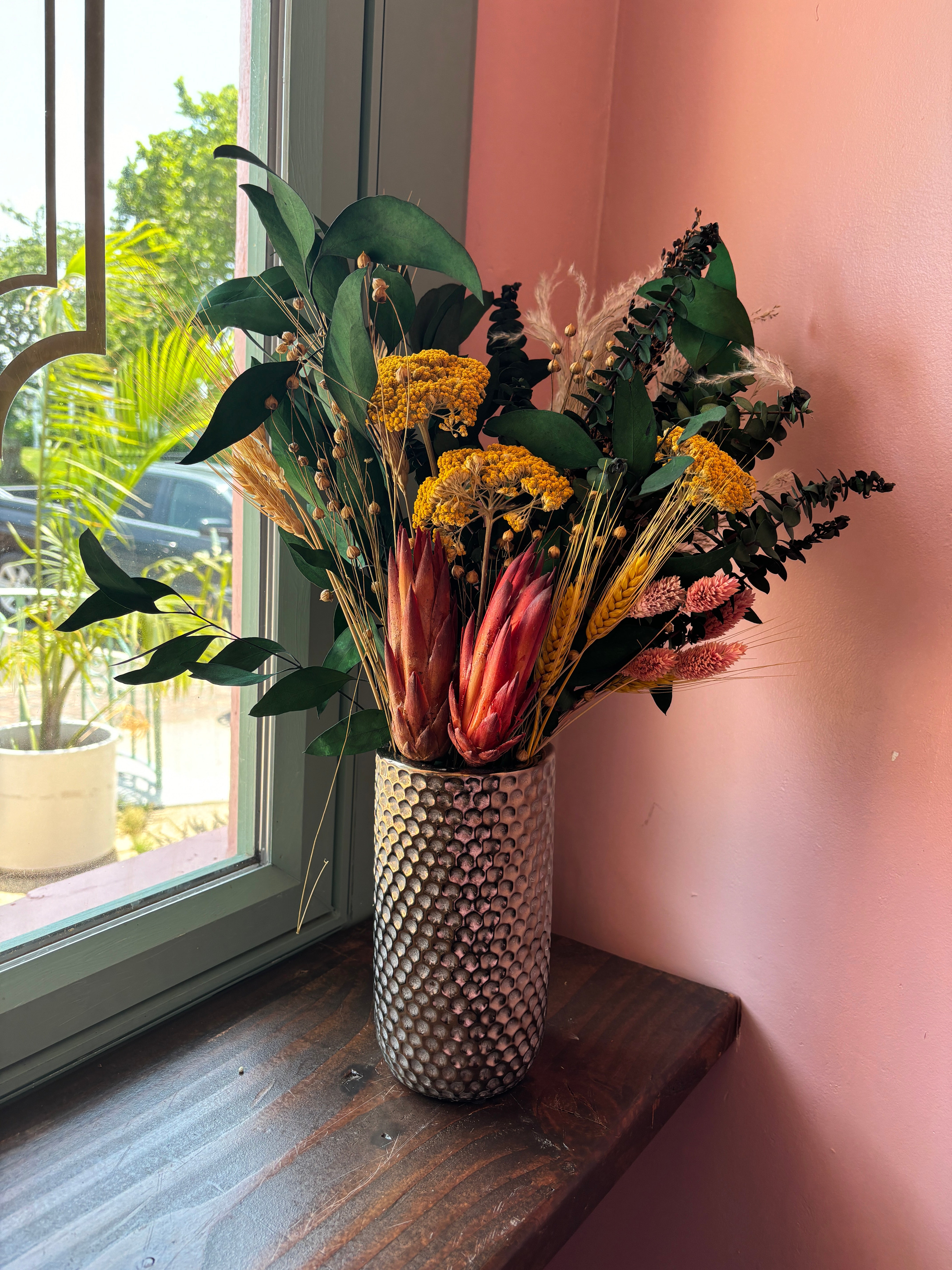 Dried Flowers In Vase #9