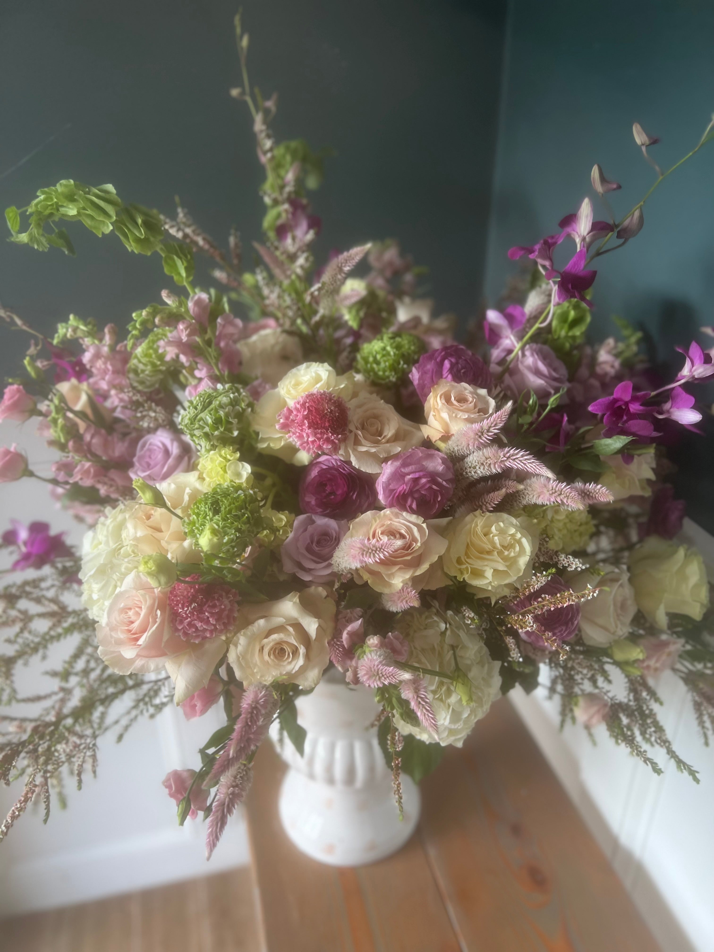 Mother's Day Arrangement in Vase: Over The Top