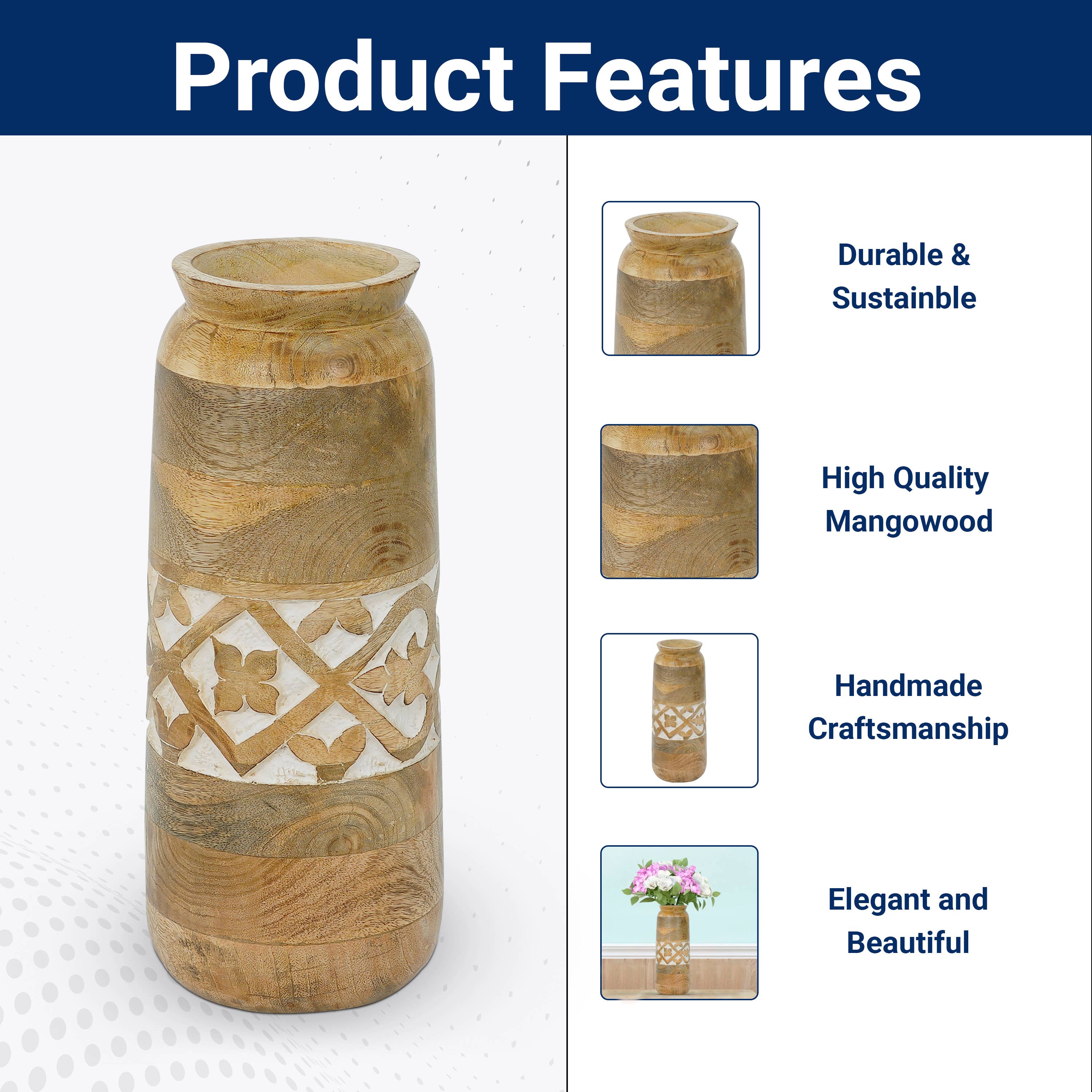 Mollem Mangowood Vase