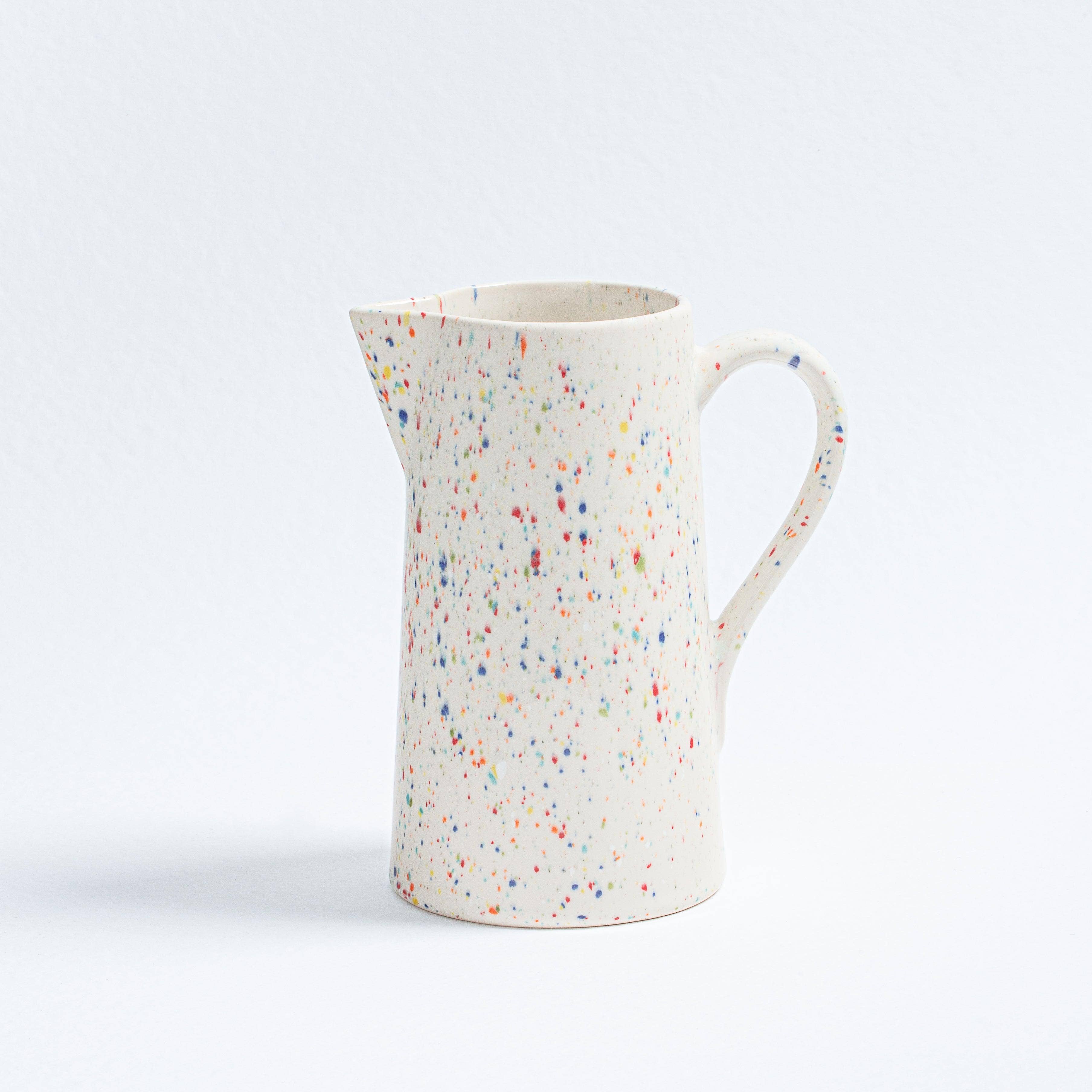White Pitcher 51oz / 1.5L stoneware ceramic