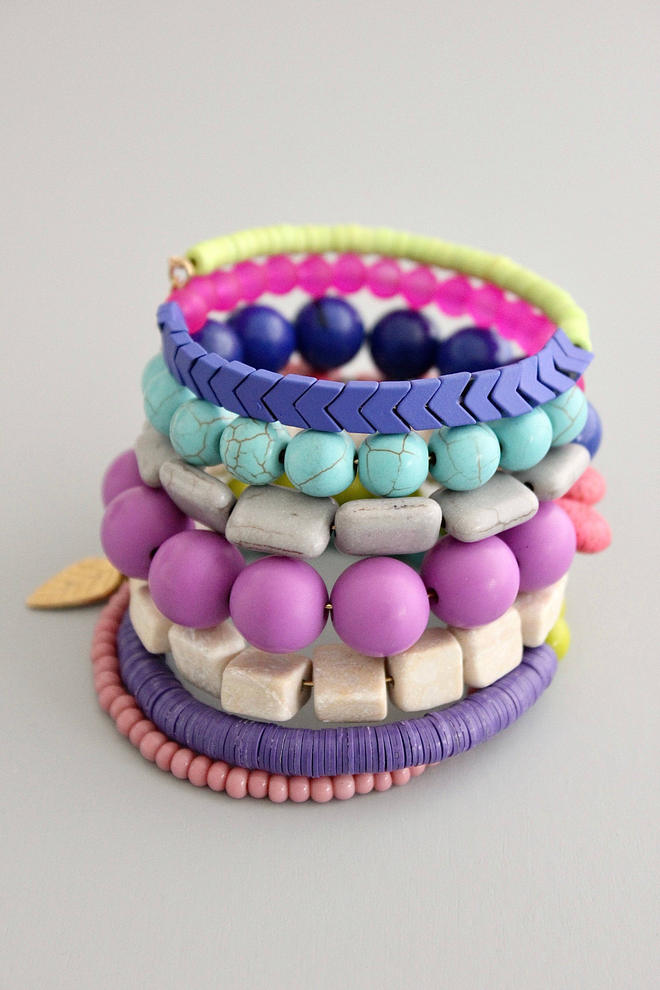 GNDB03 multicolored wrap bracelet