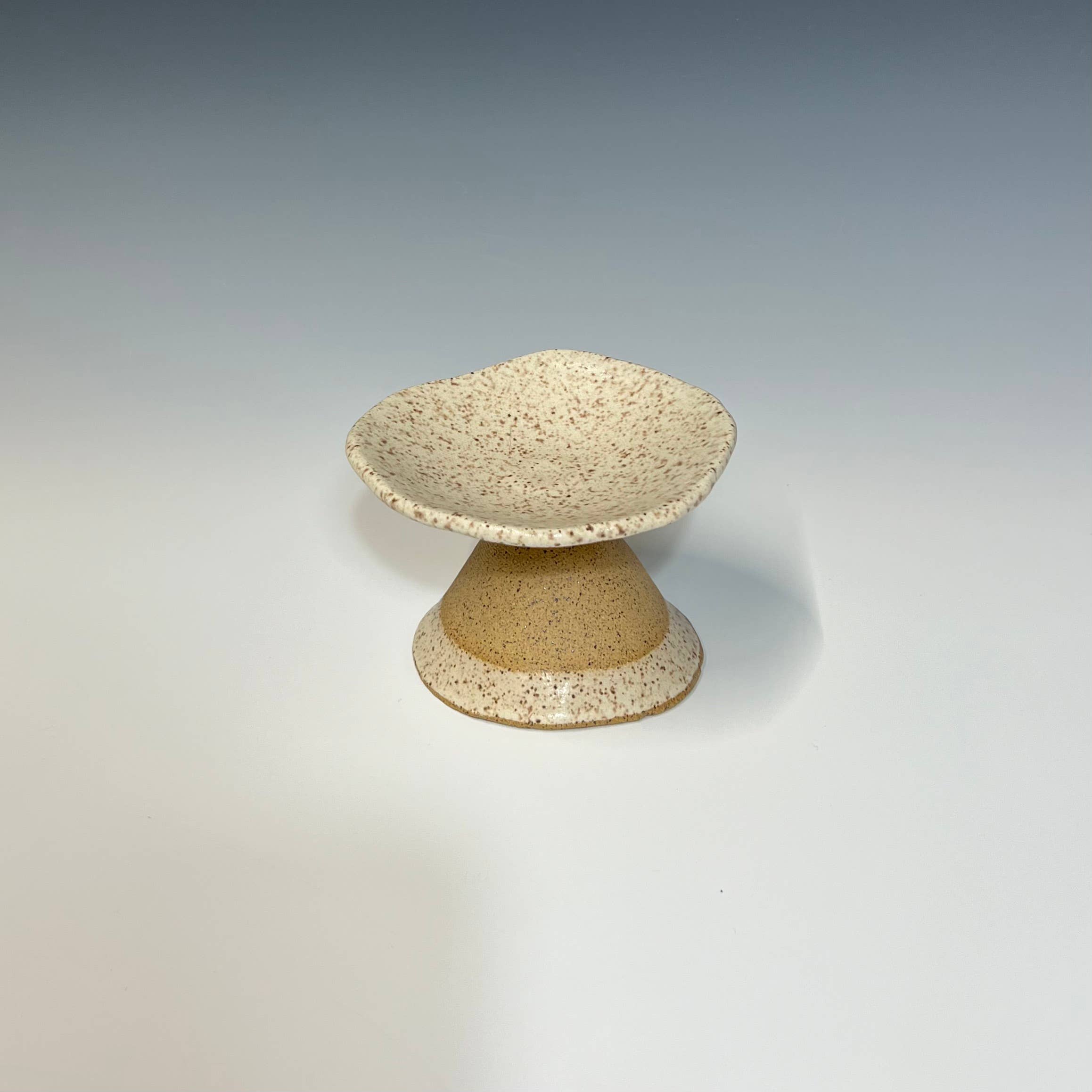 Medium Footed Dish: Agate