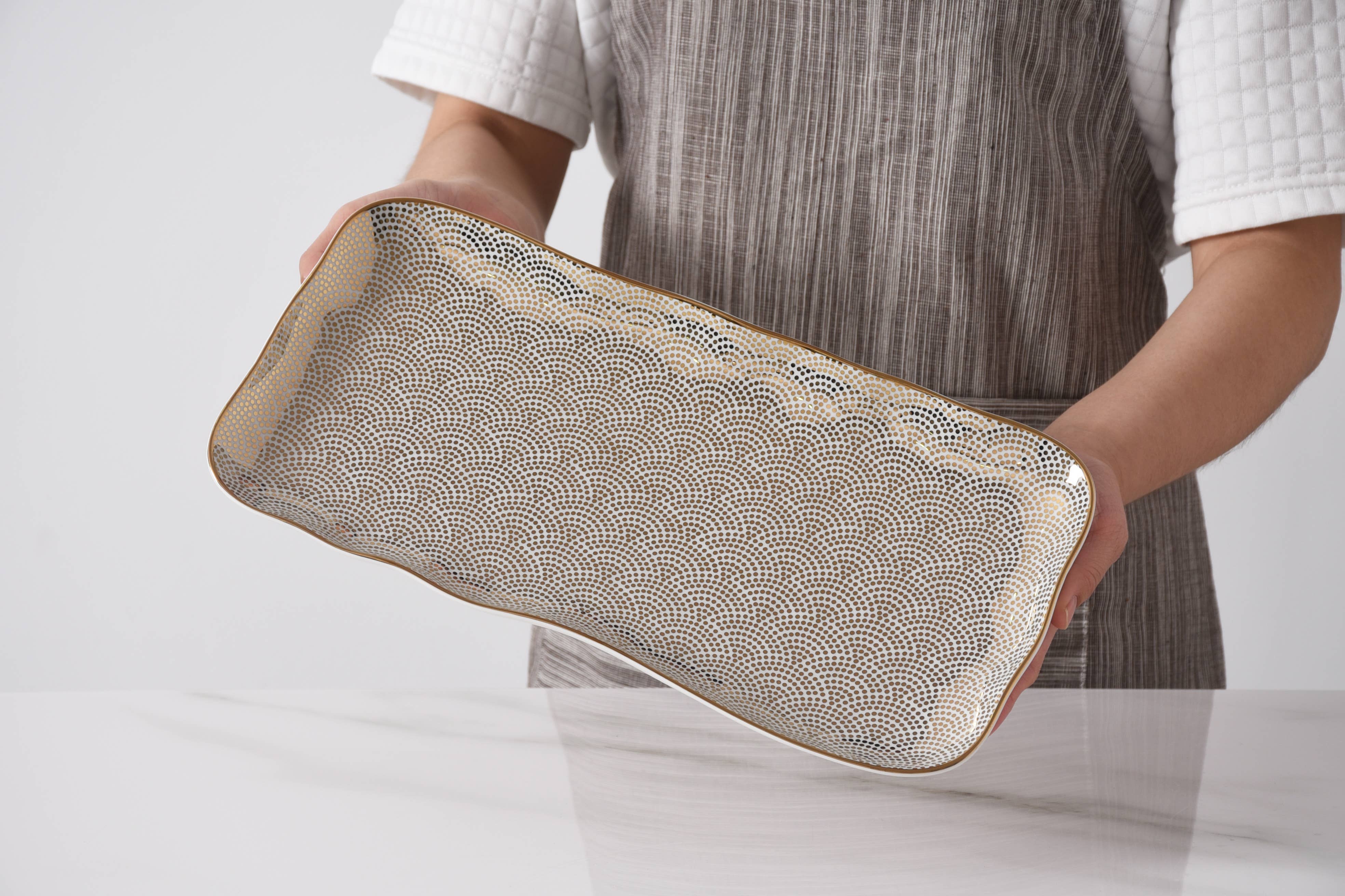 Rectangular Tray with Handles