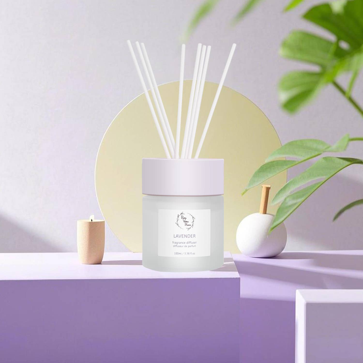 Reed Diffuser Set 100Ml / 3.38fl OZ Gift Box - Lavender