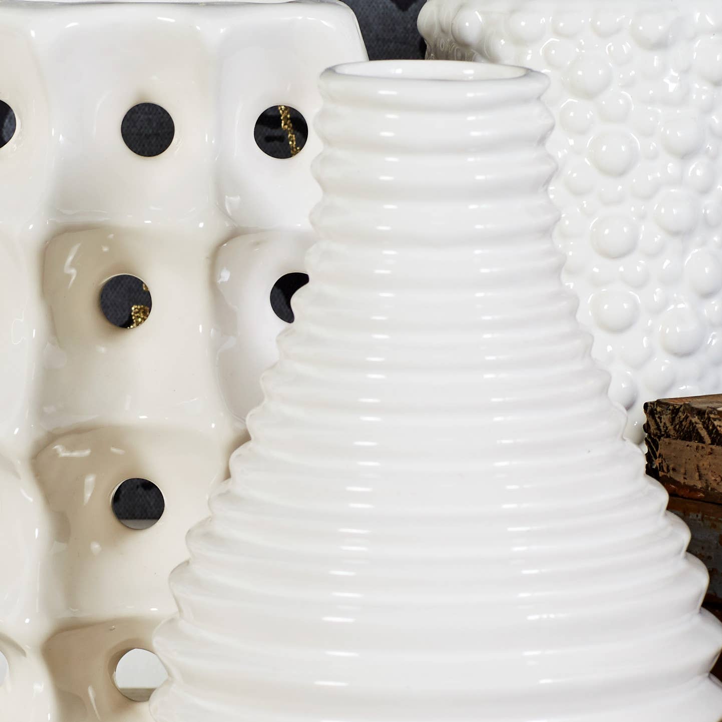 Modern White Ceramic Vase