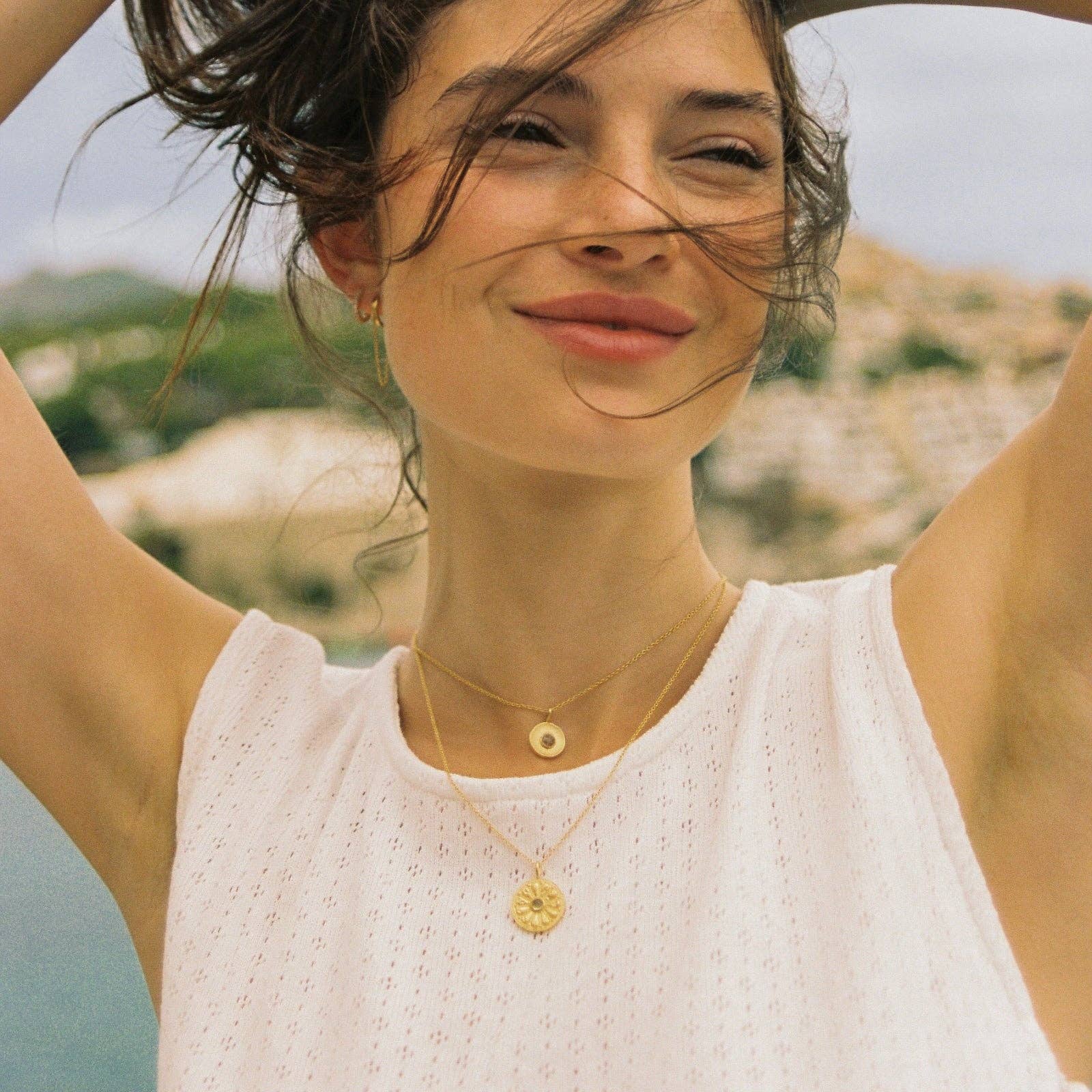 Constantina Yellow Necklace | Jewelry Gold Gift Waterproof