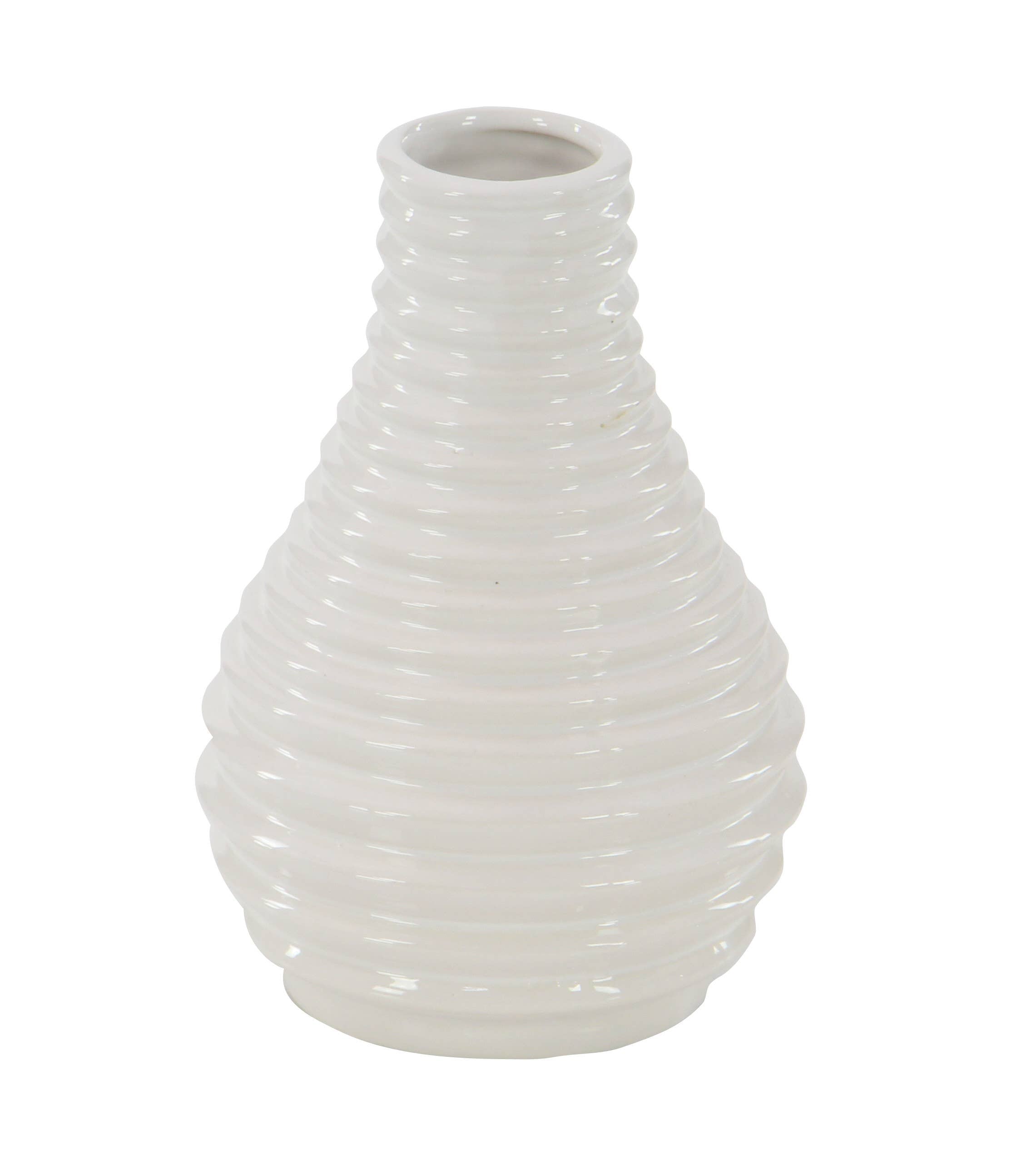 Modern White Ceramic Vase