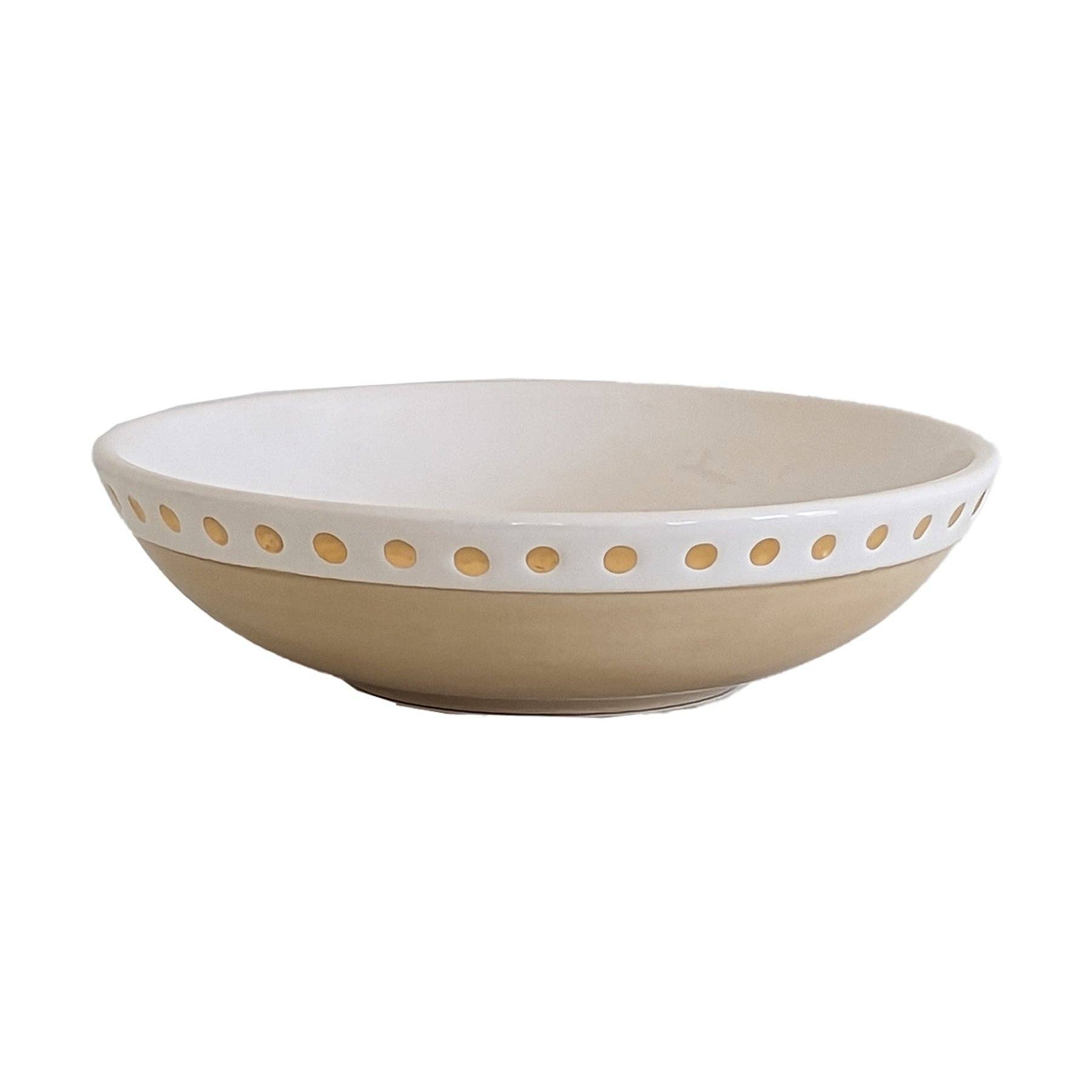 Goddess Bowl with 22K Gold Accent: Bowl / White