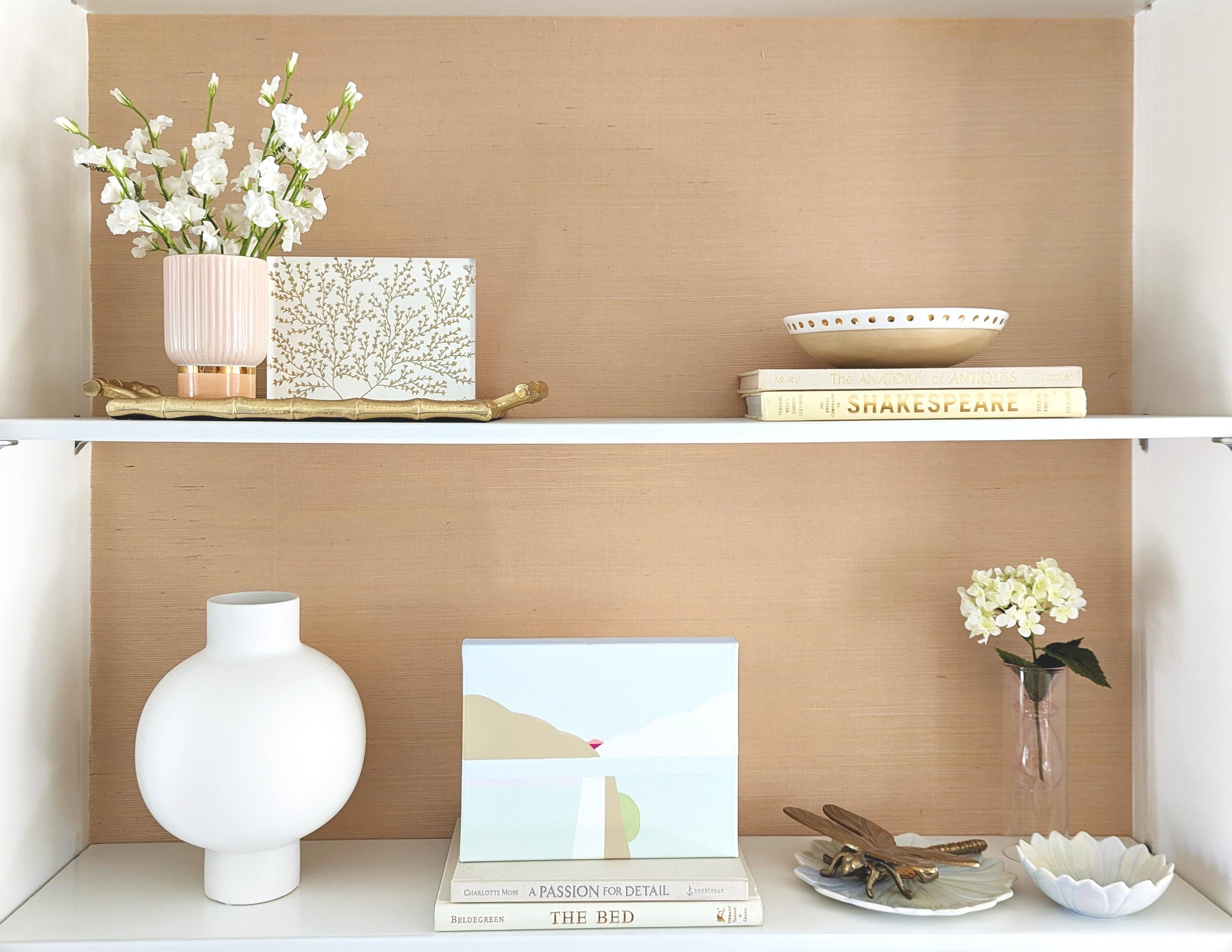 Goddess Bowl with 22K Gold Accent: Bowl / Blue