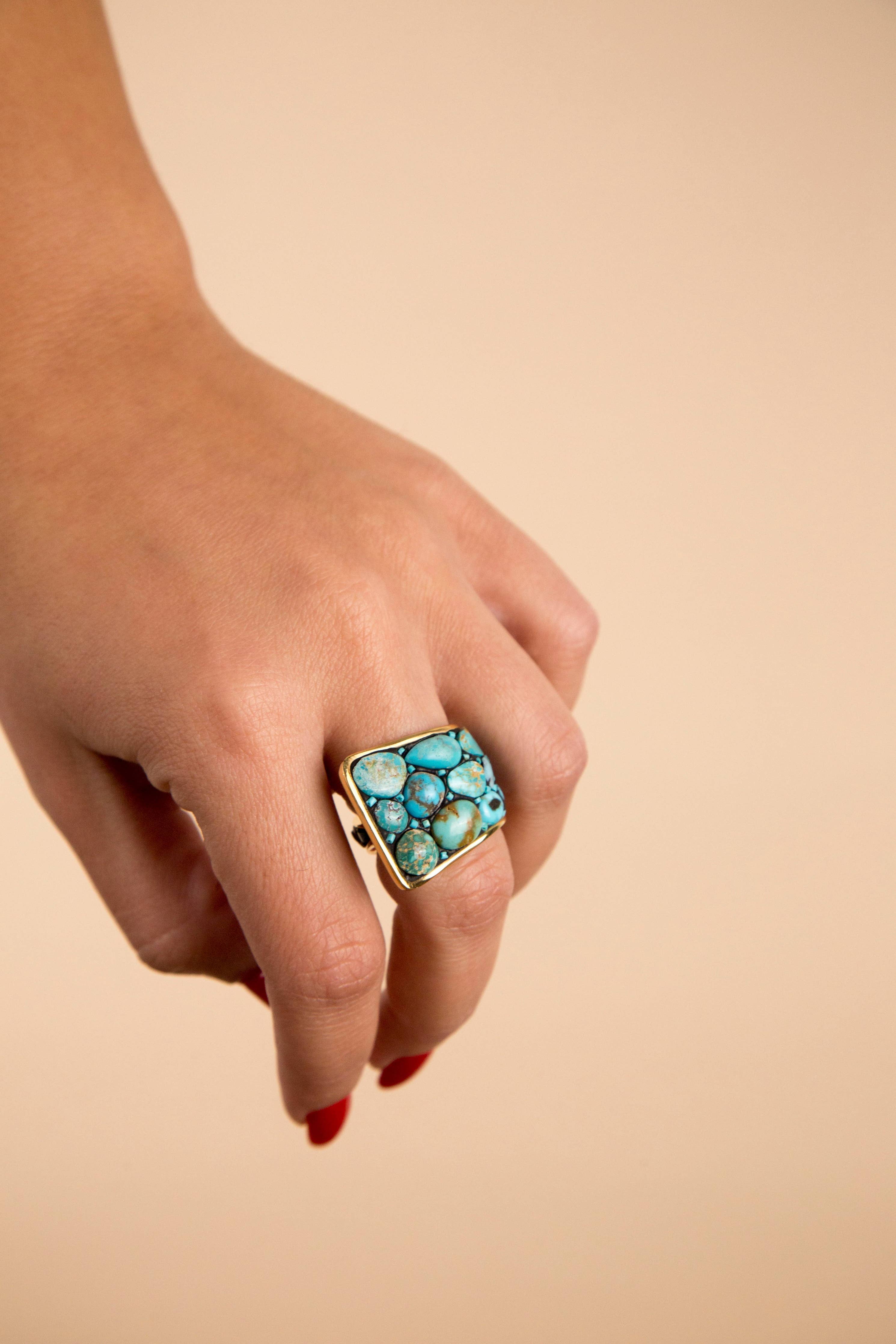 CORE | TURQUOISE STATEMENT RING