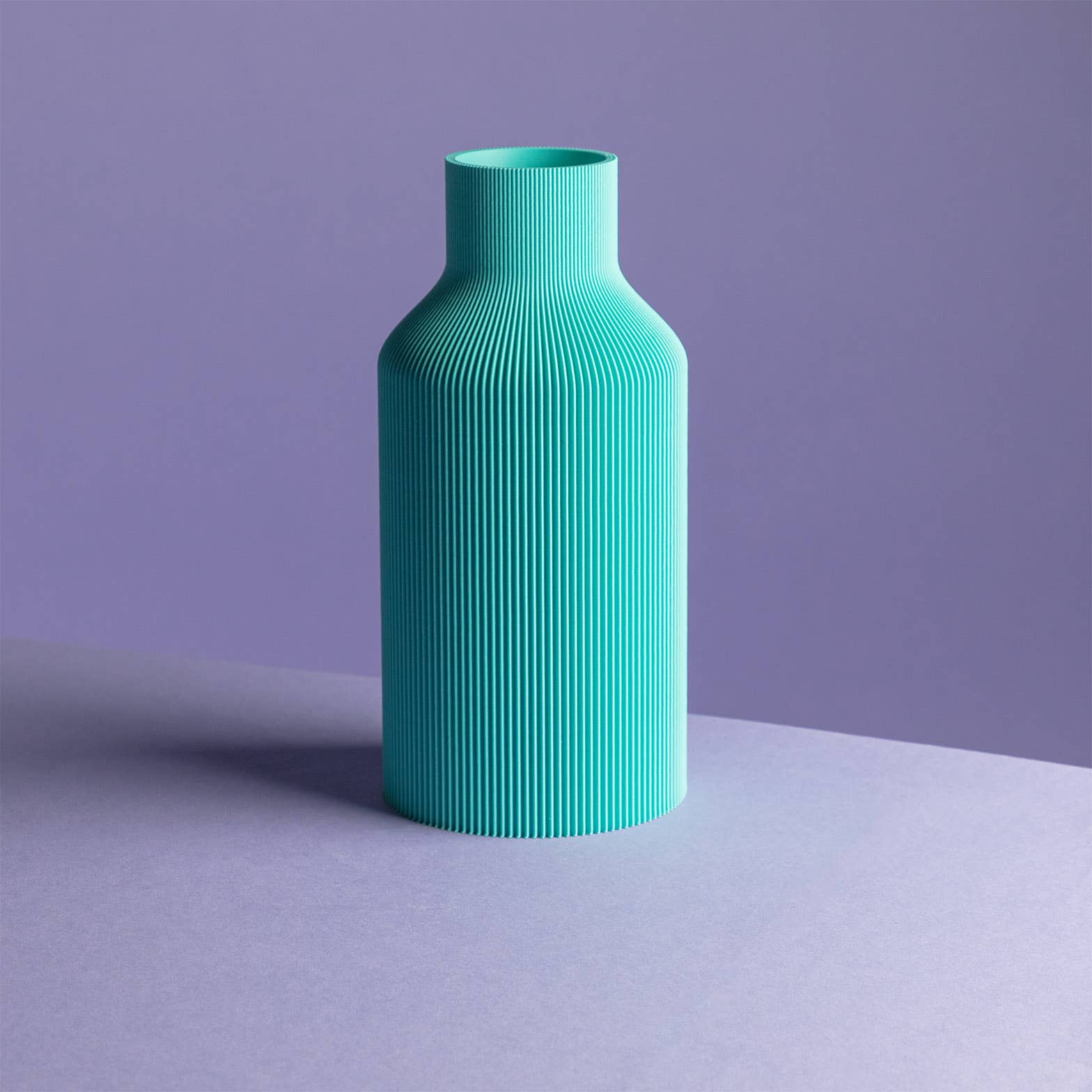 FLASCHE | M | 20cm | 3D-Druck | teal