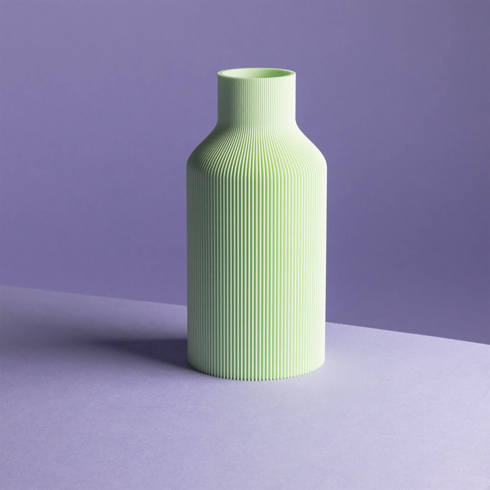 FLASCHE | M | 20cm | 3D-Druck | mint