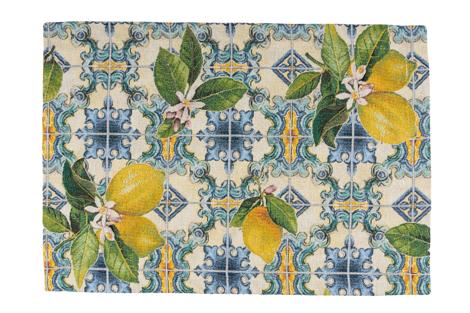 Lemon Maiolica Placemats Set 2