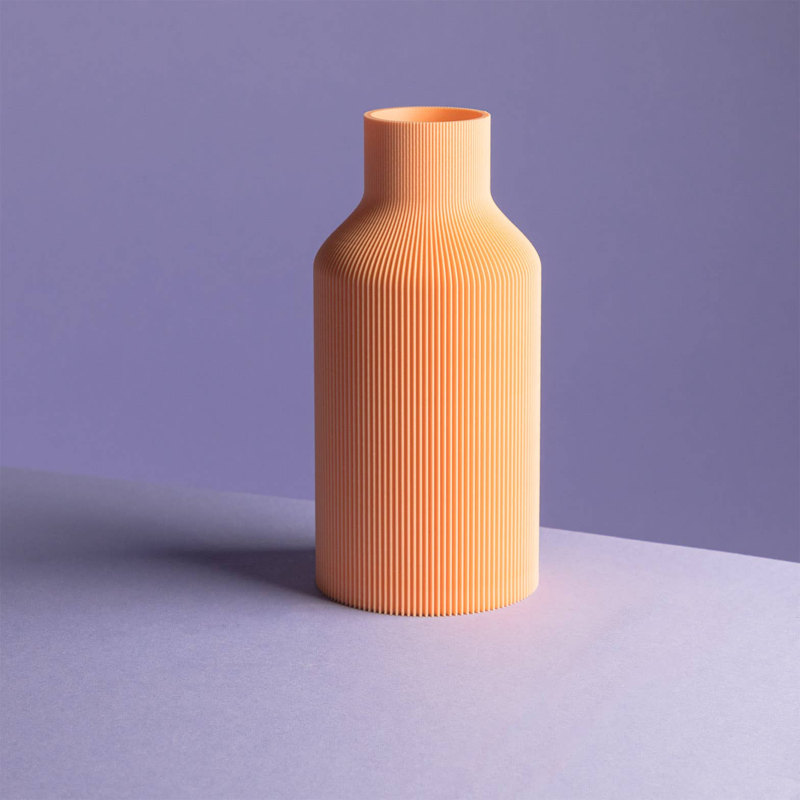 FLASCHE | M | 20cm | 3D-Druck | peach