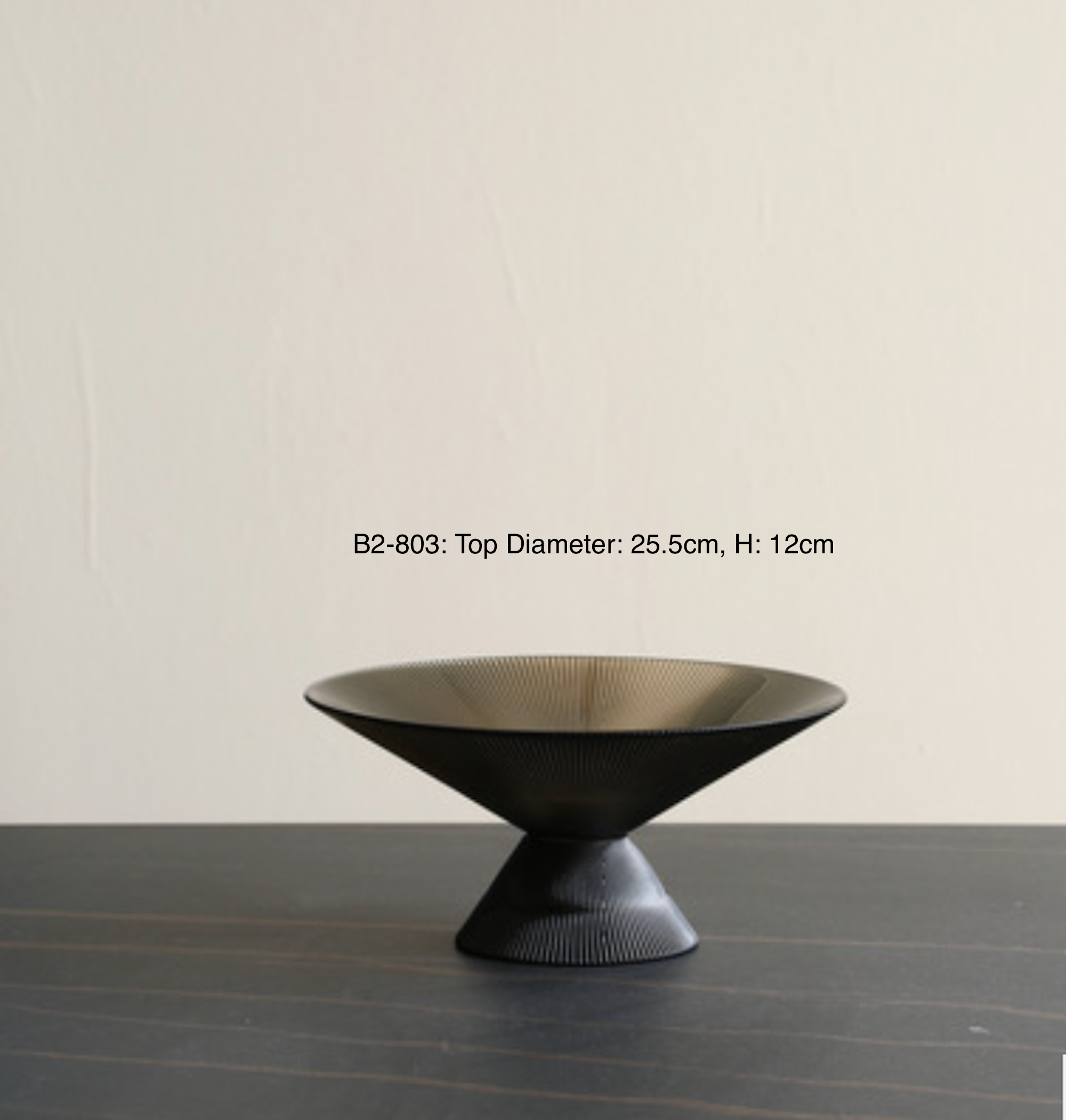 Footed Fruit bowl, salad bowl, mixing bowl