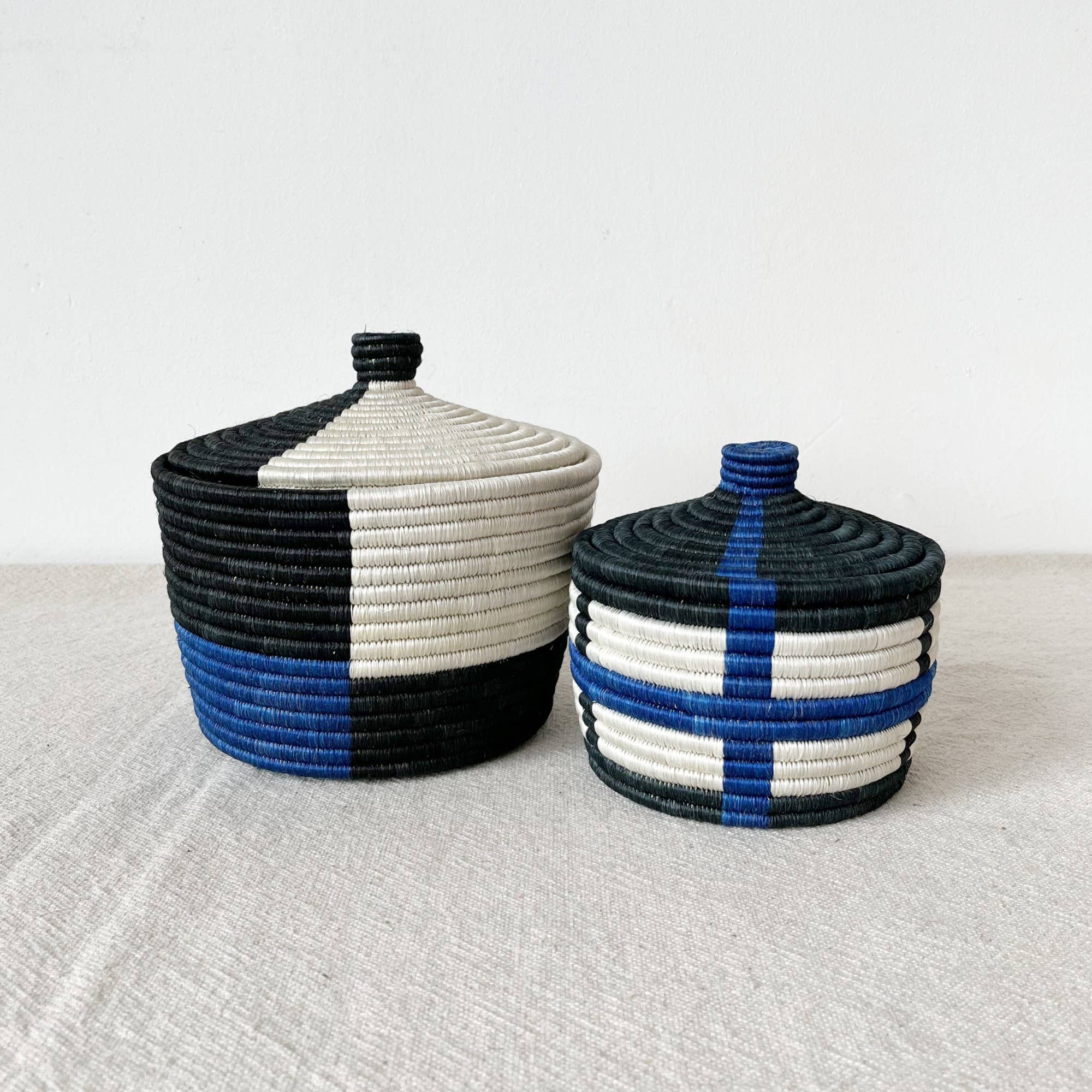 Sumbwa Lidded Basket (Set of 2)
