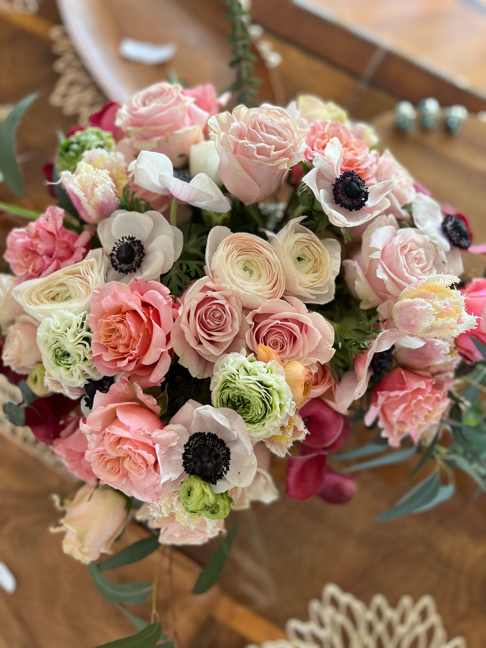 Mother's Day Arrangement in Vase: Over The Top