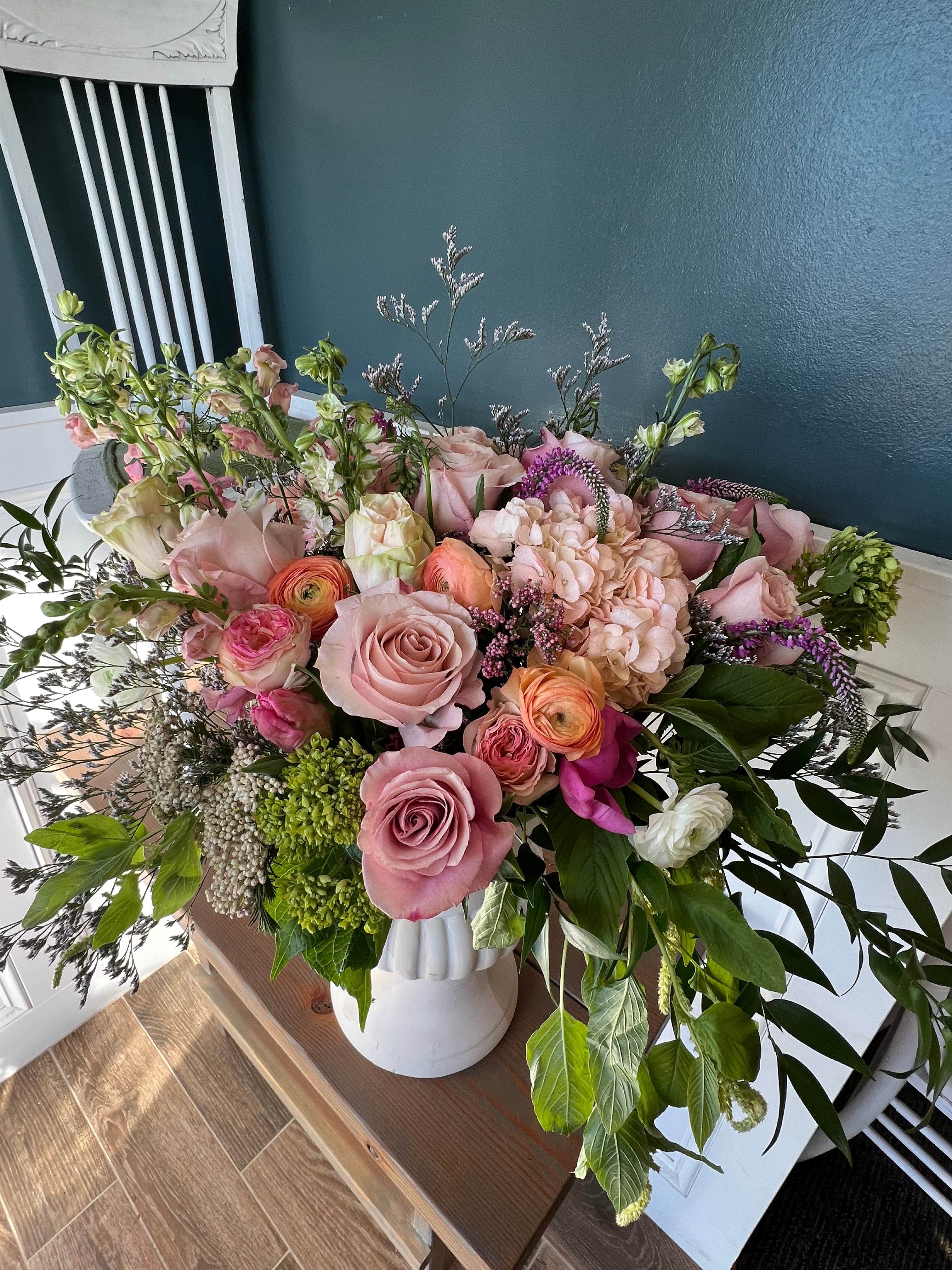 Mother's Day Arrangement in Vase: Over The Top