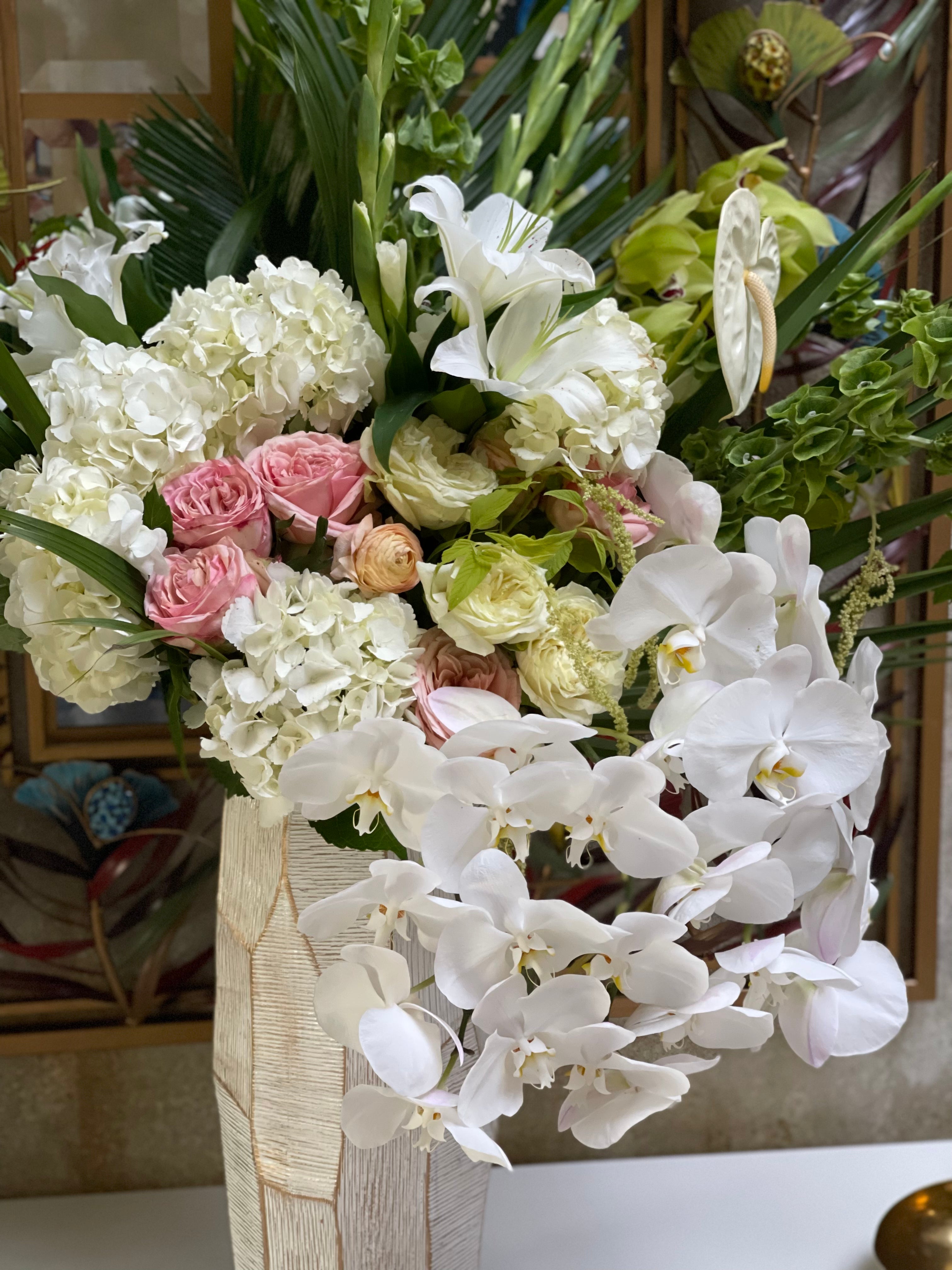 Over The Top Vase Arrangement