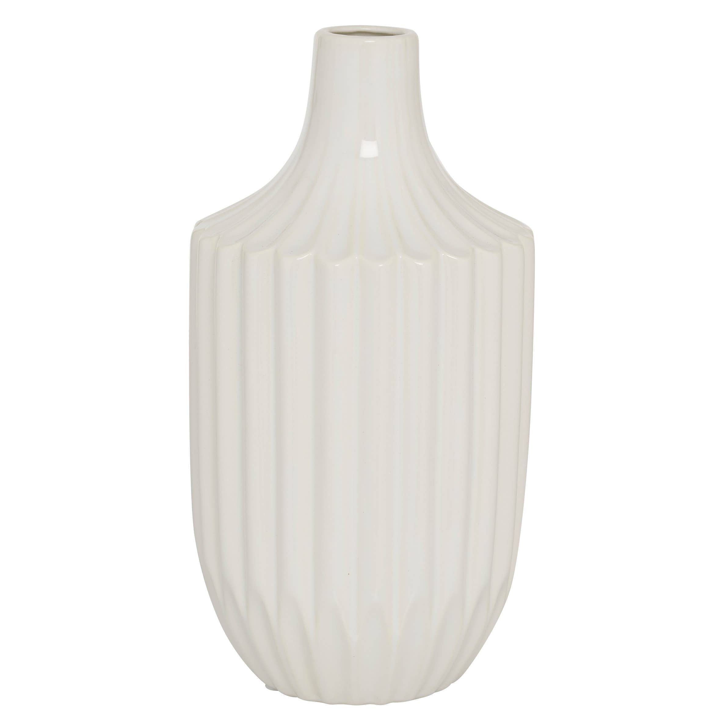 Modern White Ceramic Vase