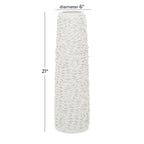 Contemporary White Ceramic Vase