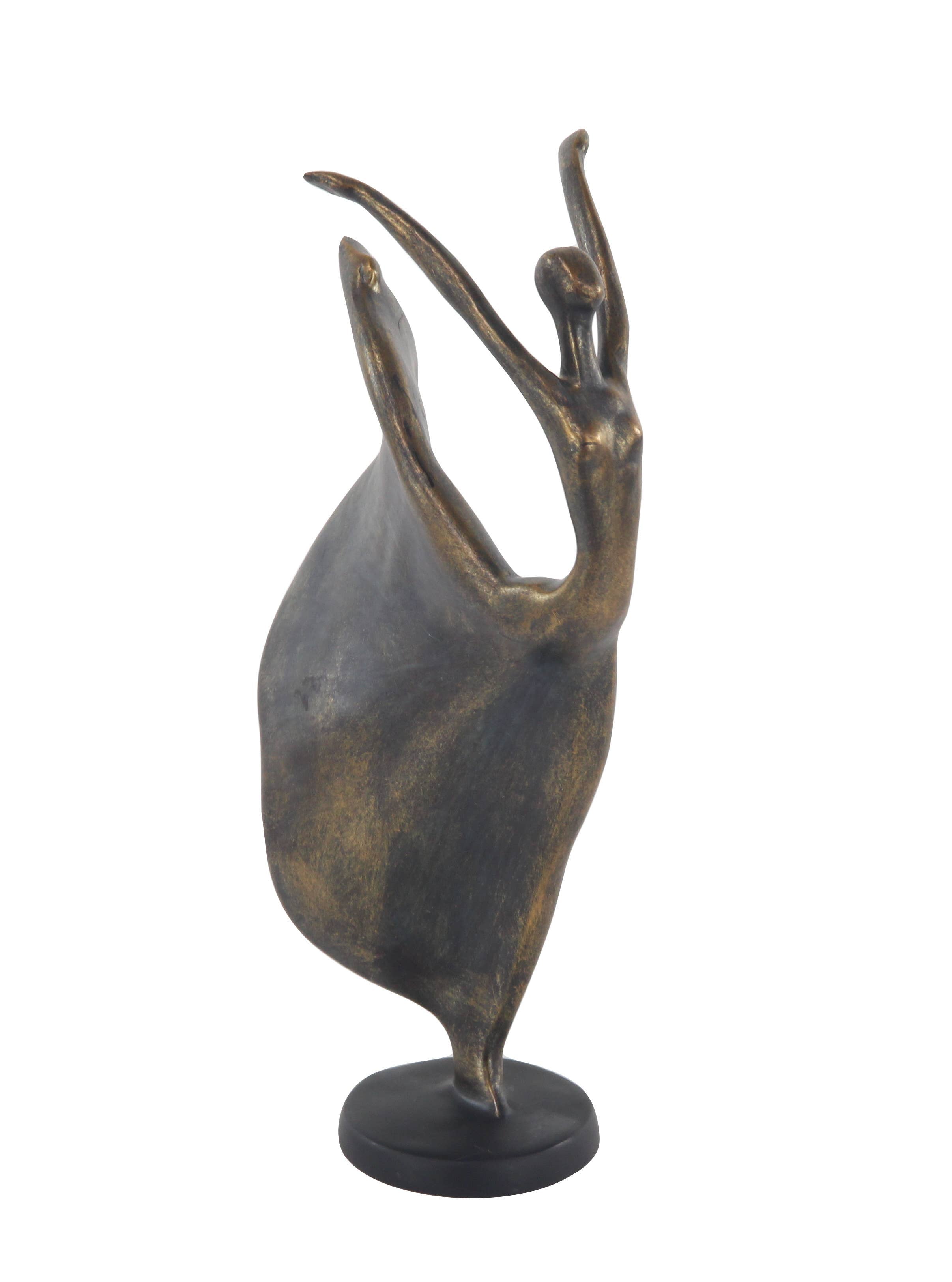 Traditional Brass Polystone Sculpture