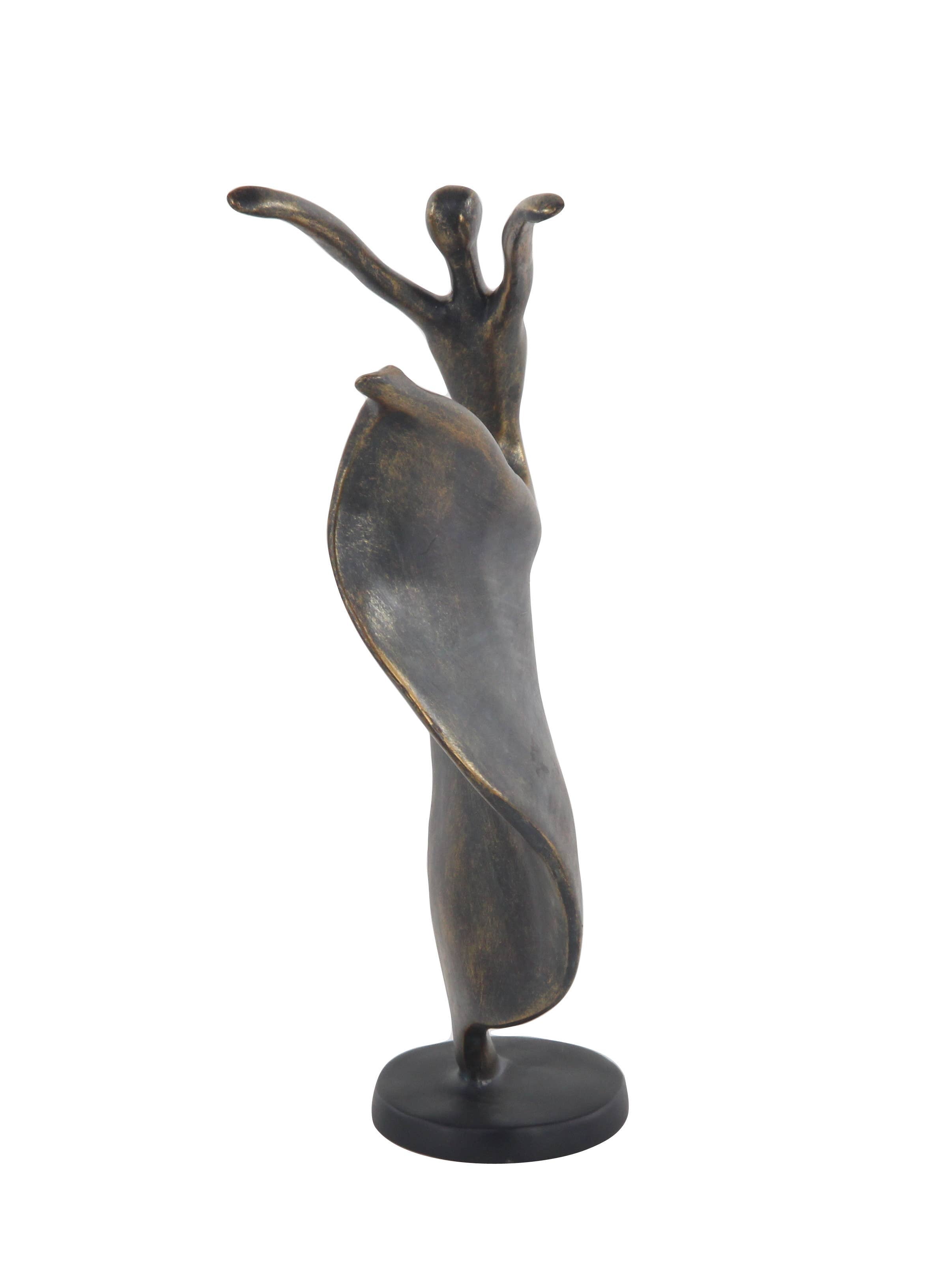Traditional Brass Polystone Sculpture
