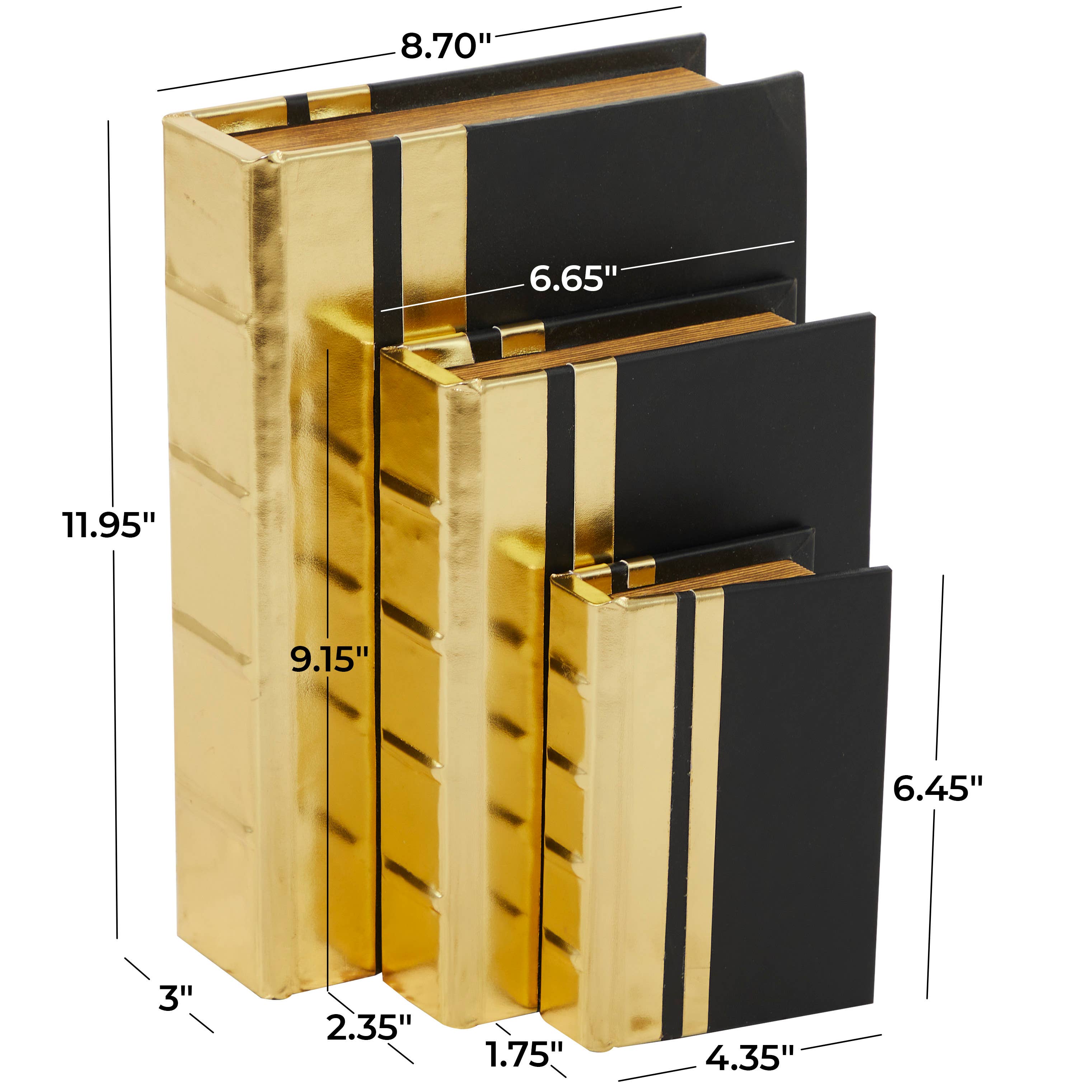 Glam Gold Faux Leather Box Set: Gold